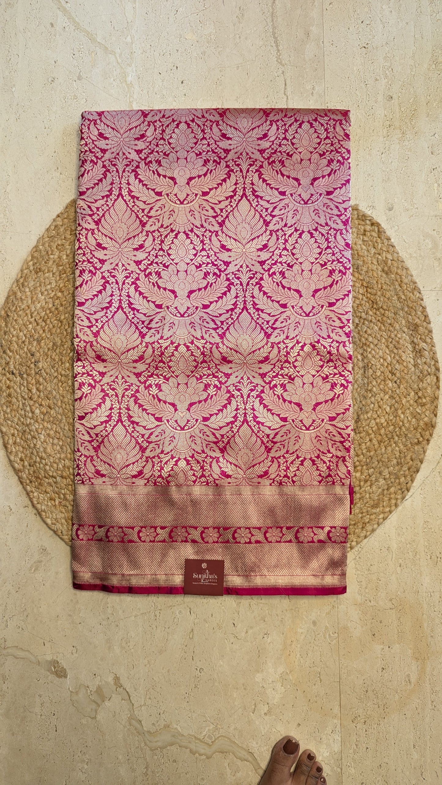 Silk Katan Saree Jahnavi Kapoor Brocade