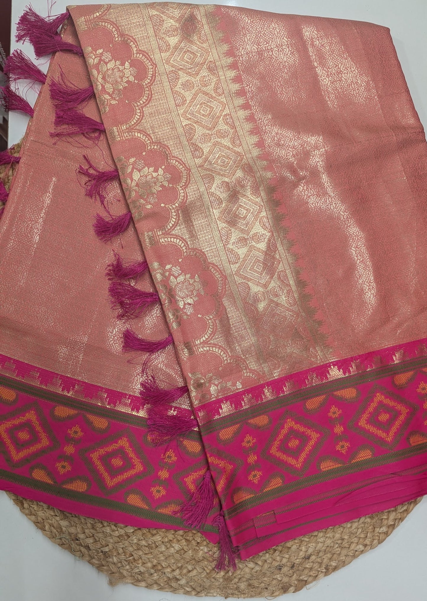 Semi Kanchi with Blended Patola Silk