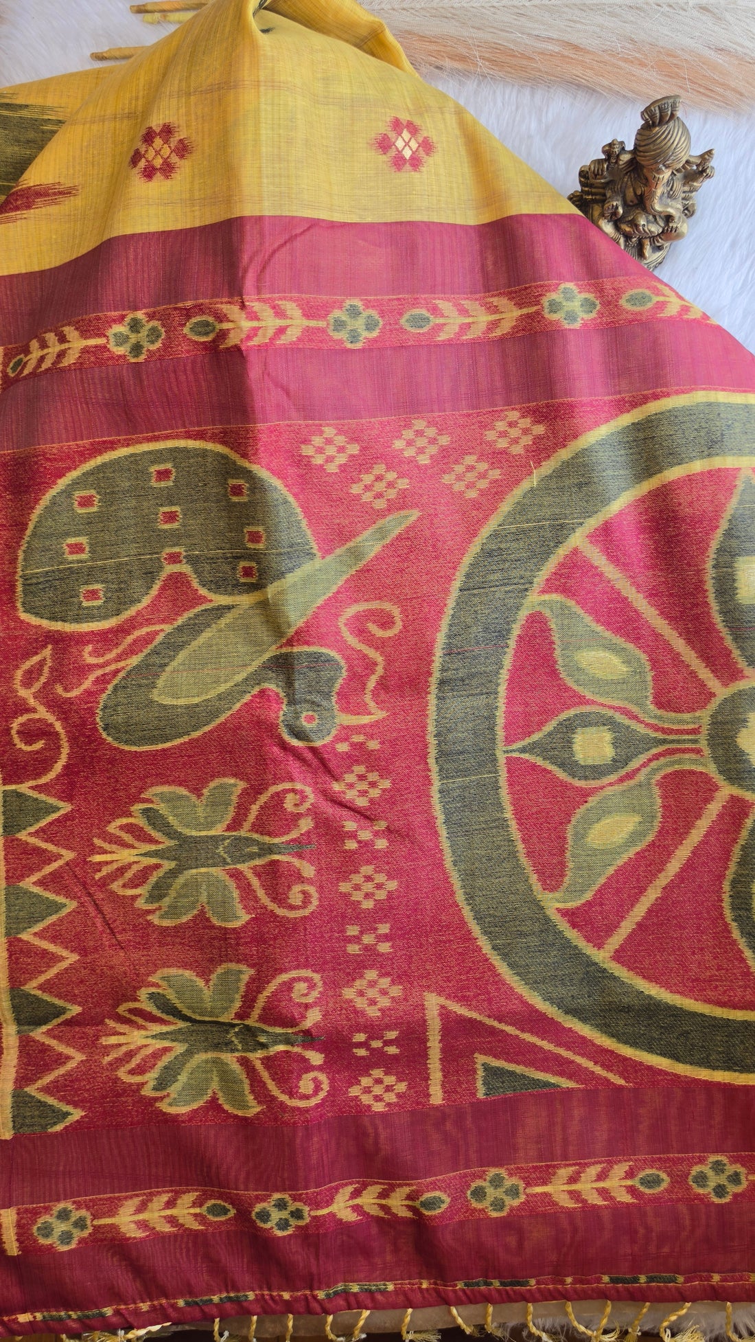 Jamdani Cotton Temple Border