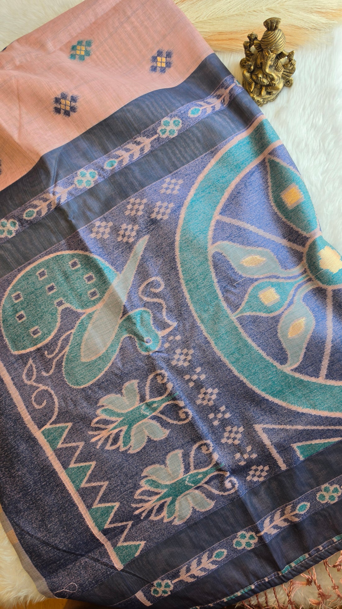 Jamdani Cotton Temple Border