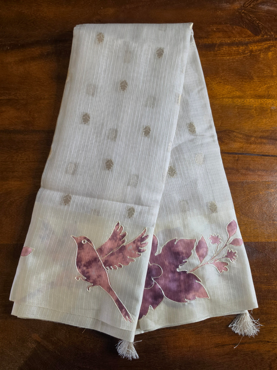 Bird Kota Checks -Onion Pink