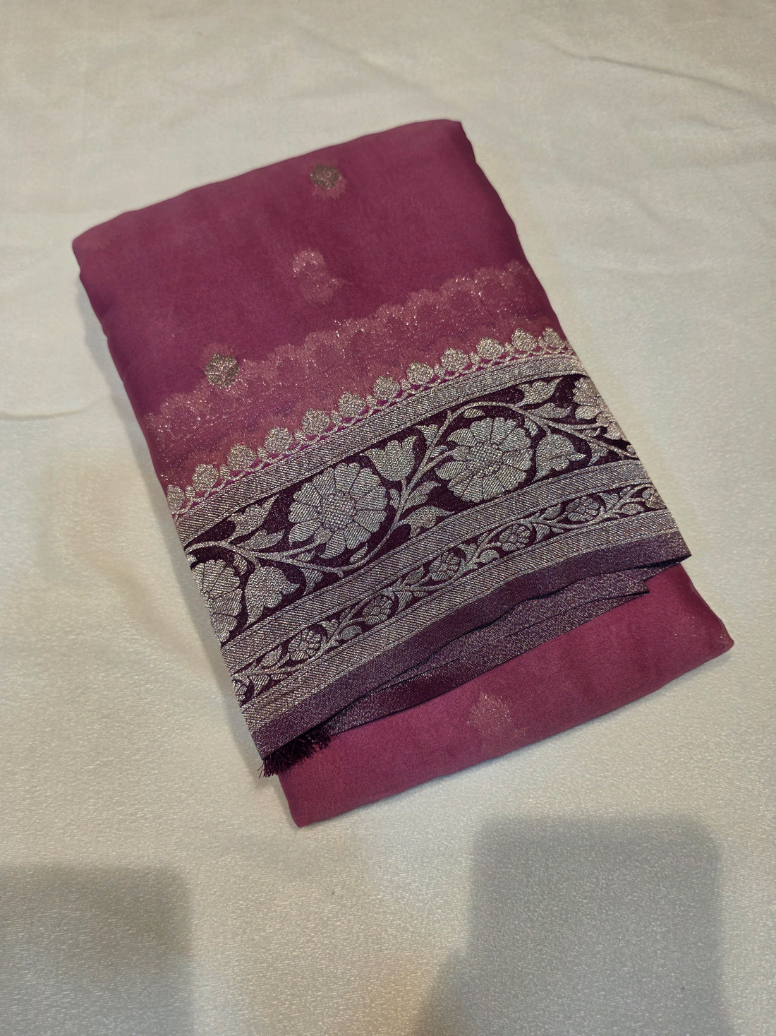 Banaras Georgette-Onion