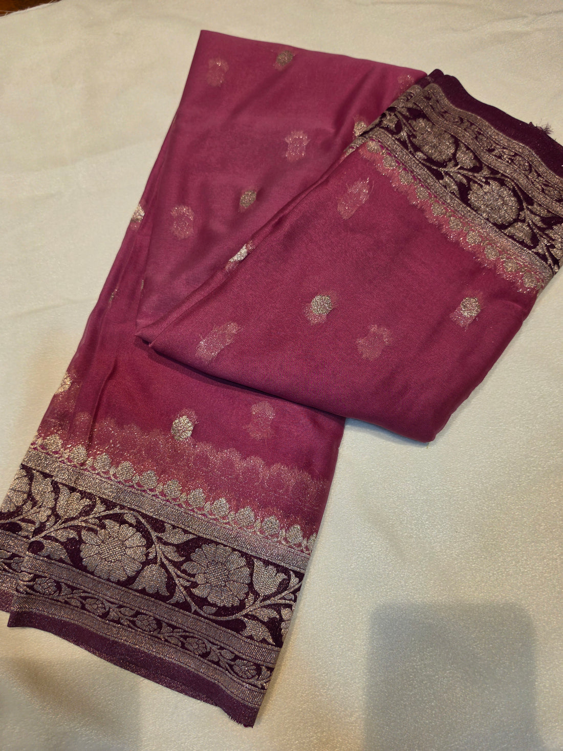 Banaras Georgette-Onion