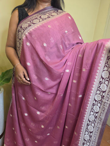 Banaras Georgette-Onion