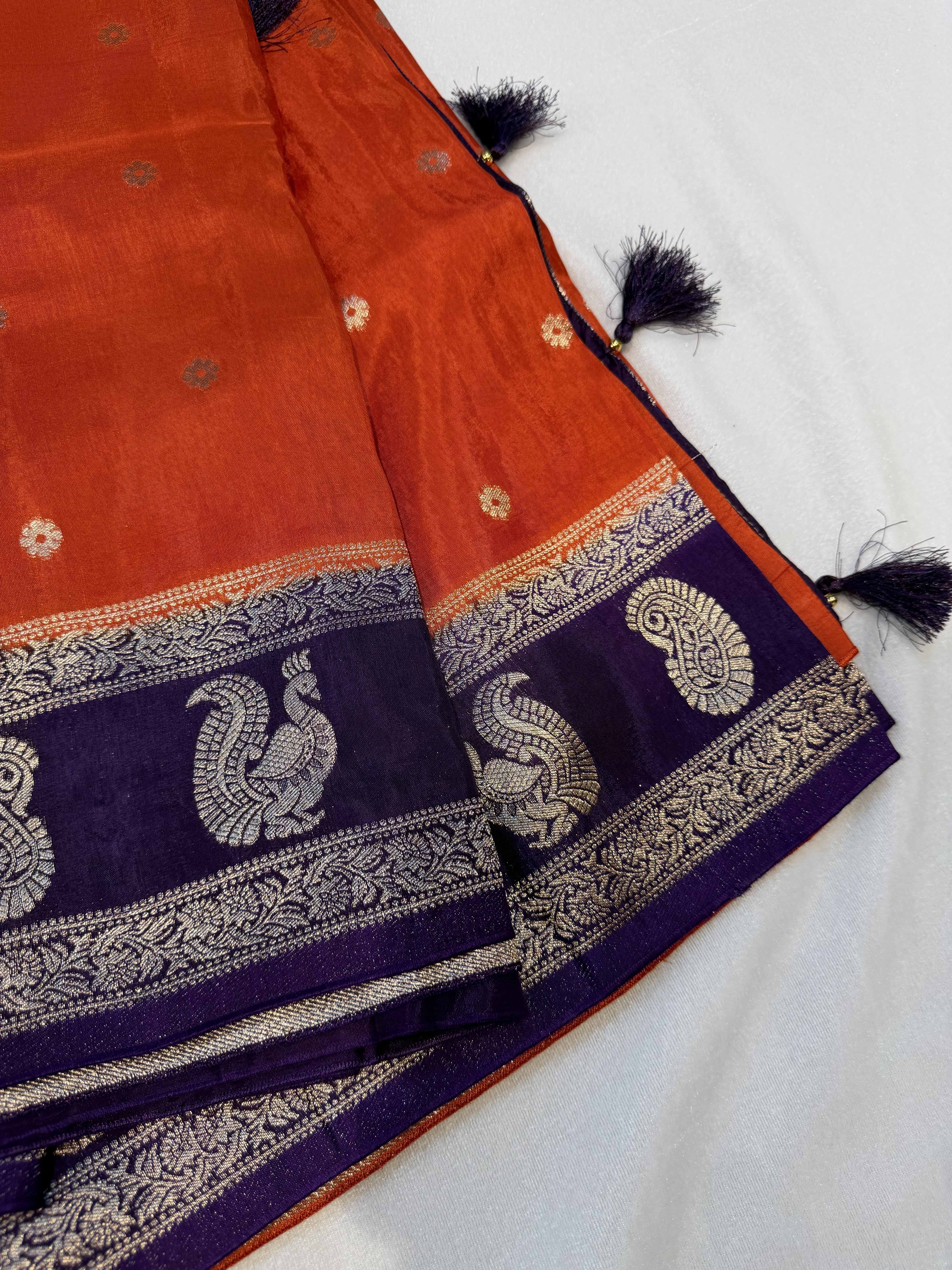 Viscose Silk- Orange