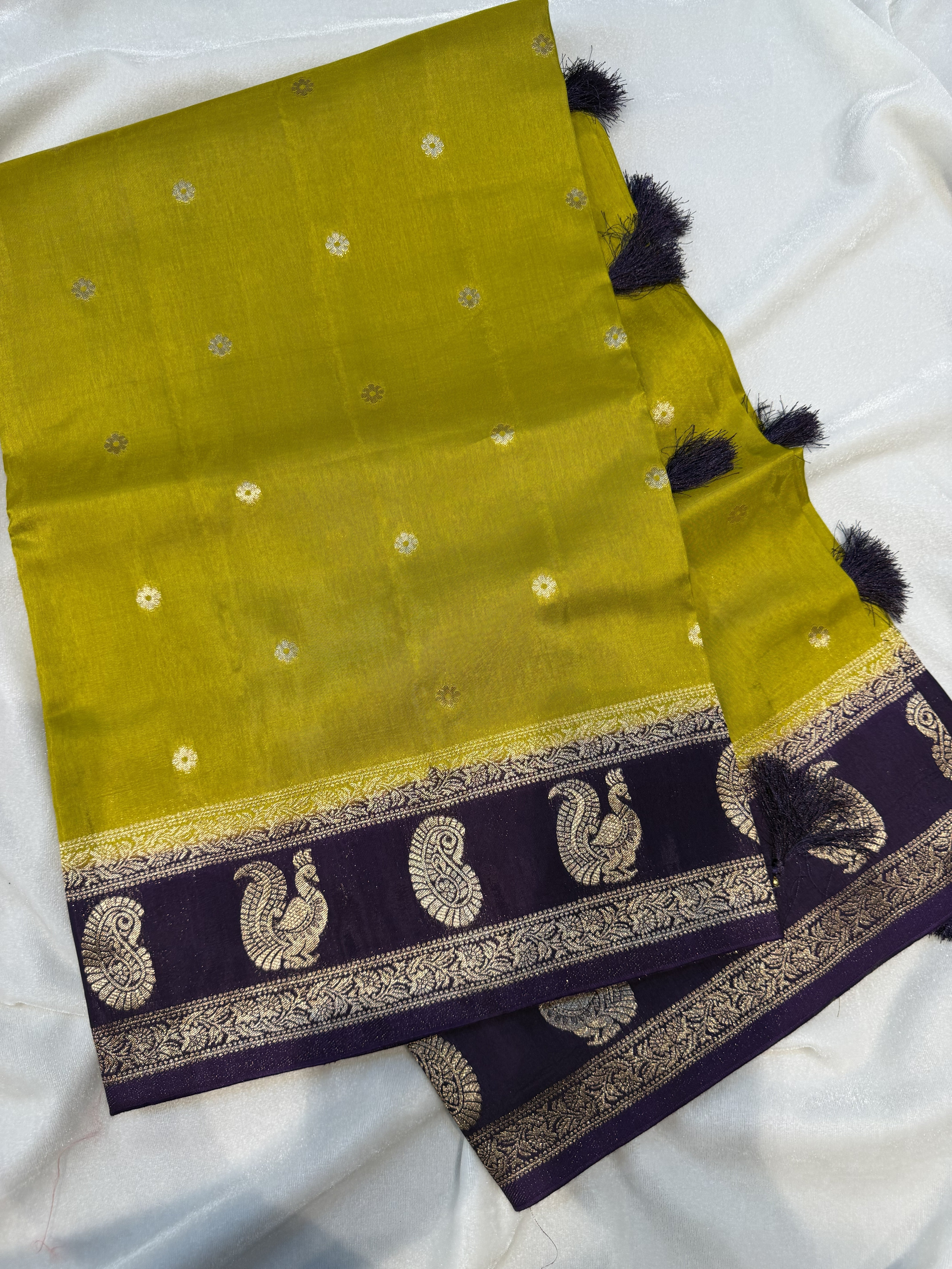 Viscose Silk- Lemon Green