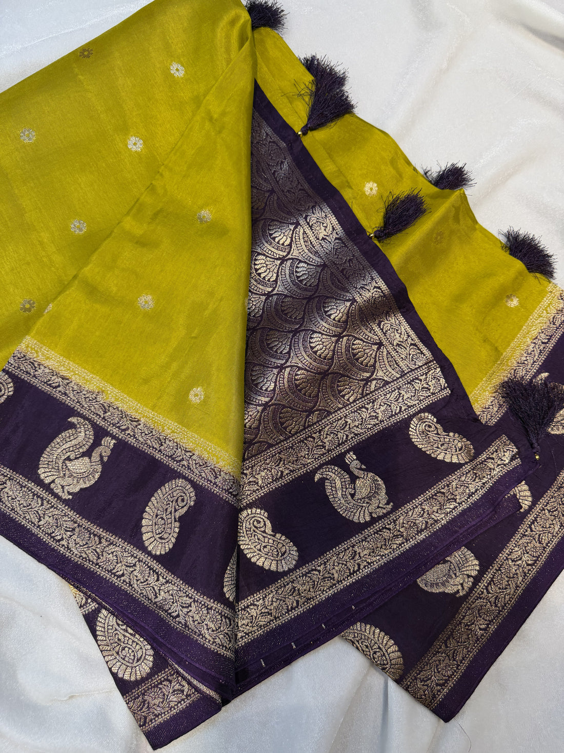 Viscose Silk- Lemon Green