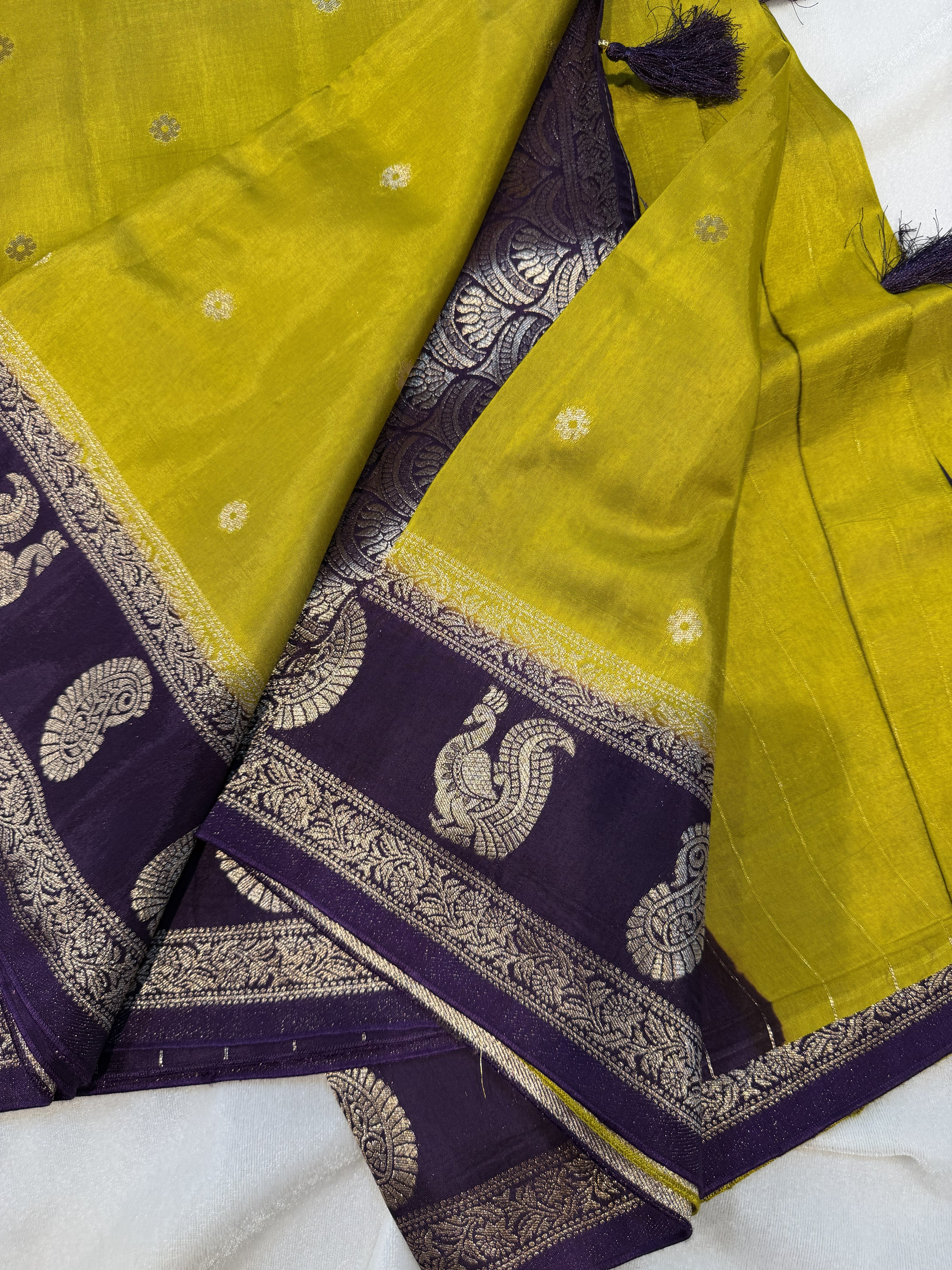 Viscose Silk- Lemon Green
