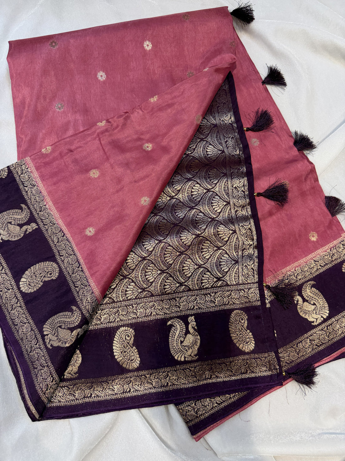 Viscose Silk-Onion Pink