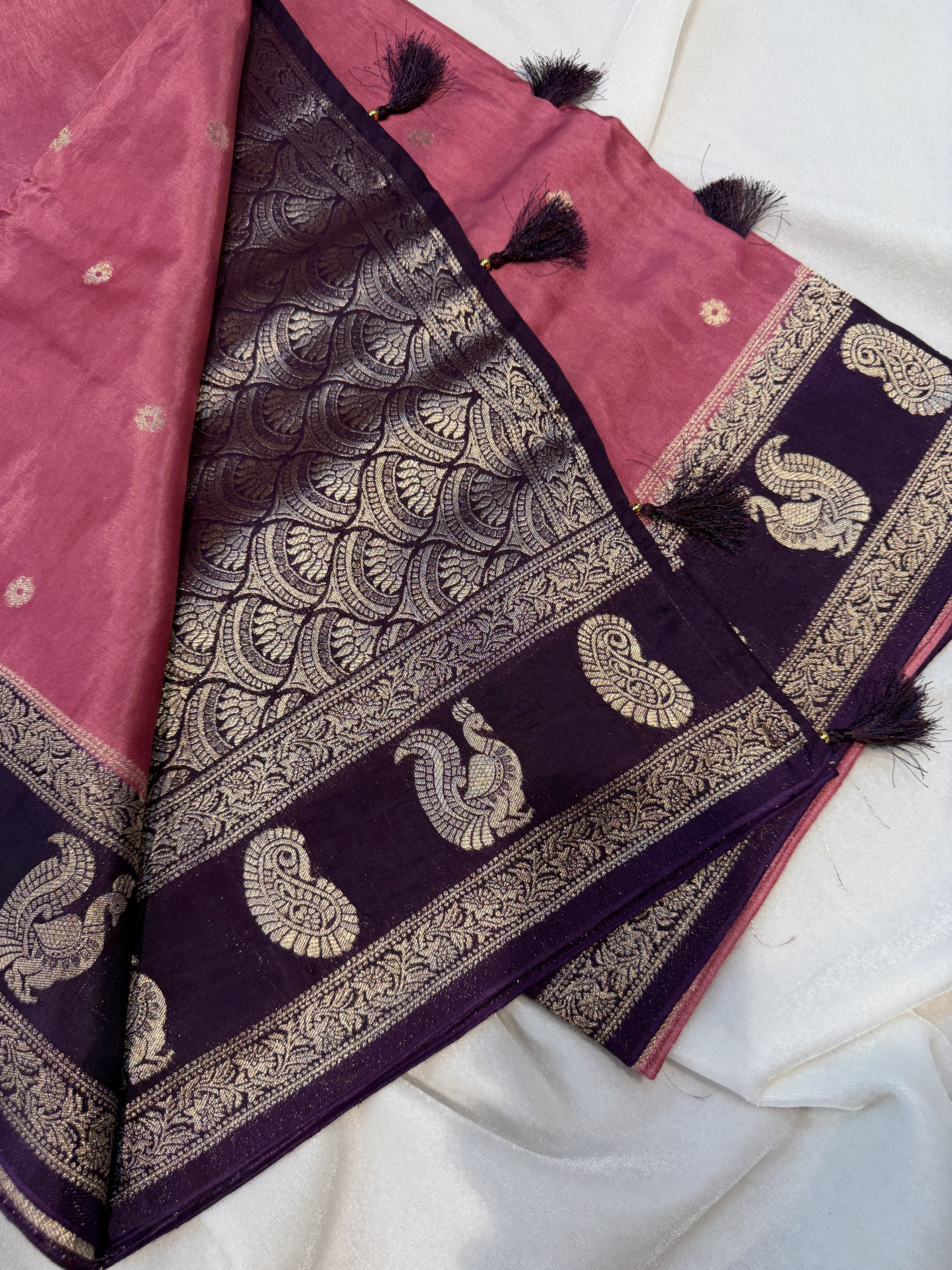 Viscose Silk-Onion Pink