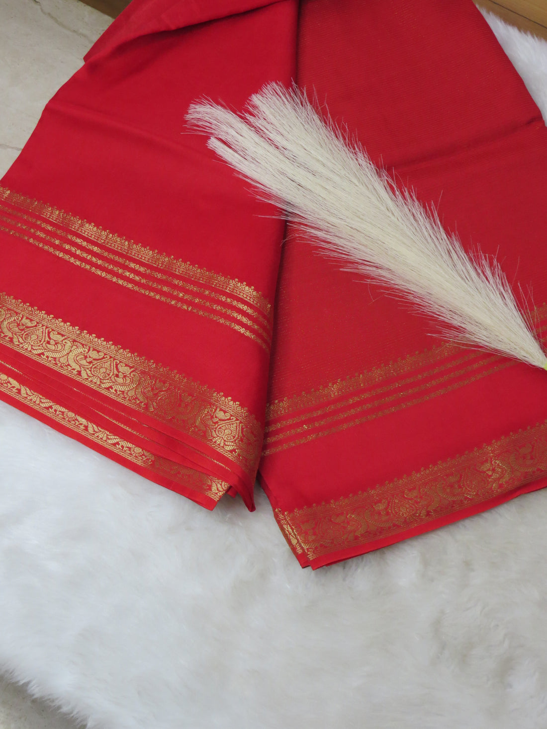 Half and Half Stripes (Crimson Red)