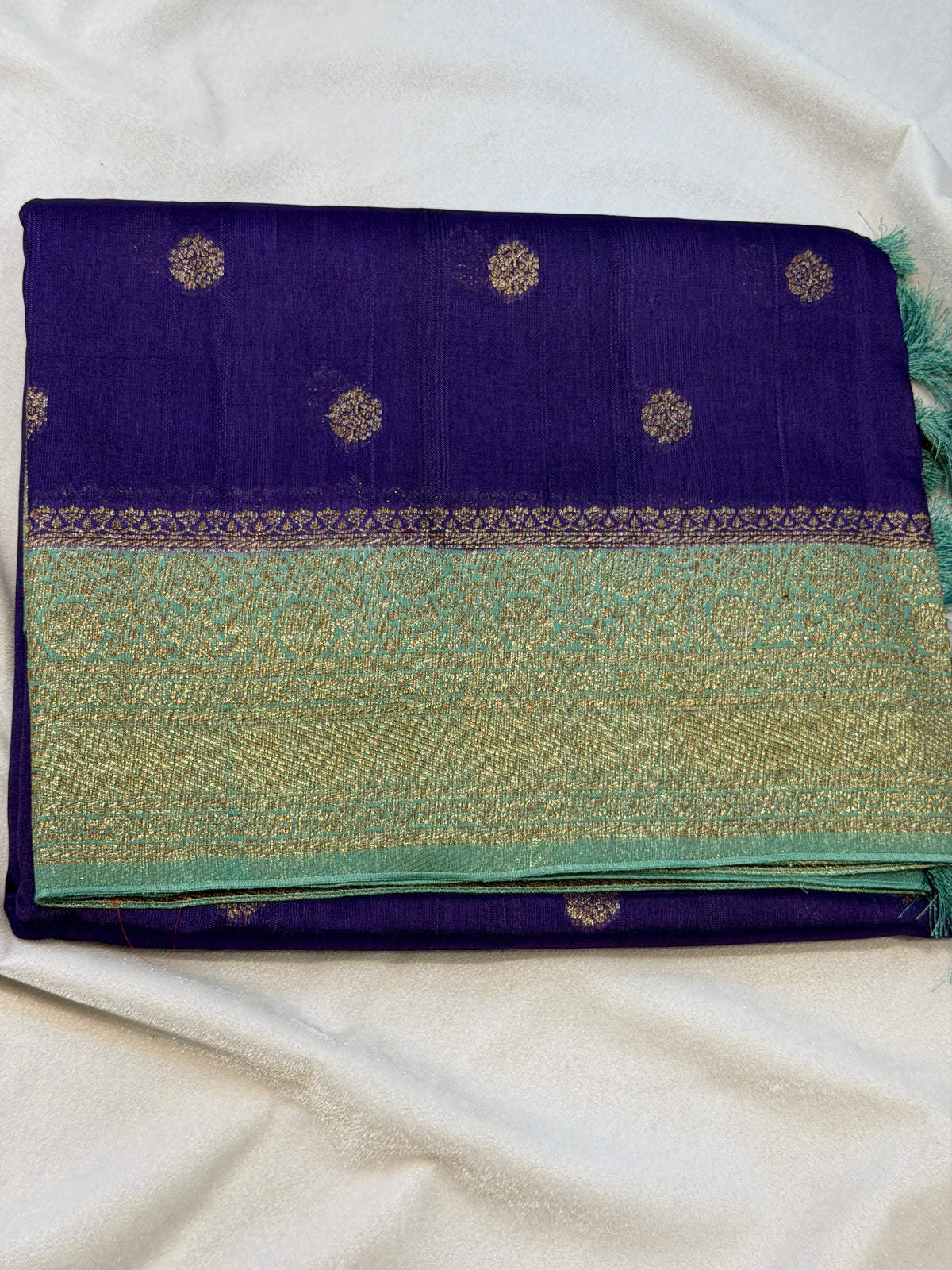 Banaras Tussar- Purple