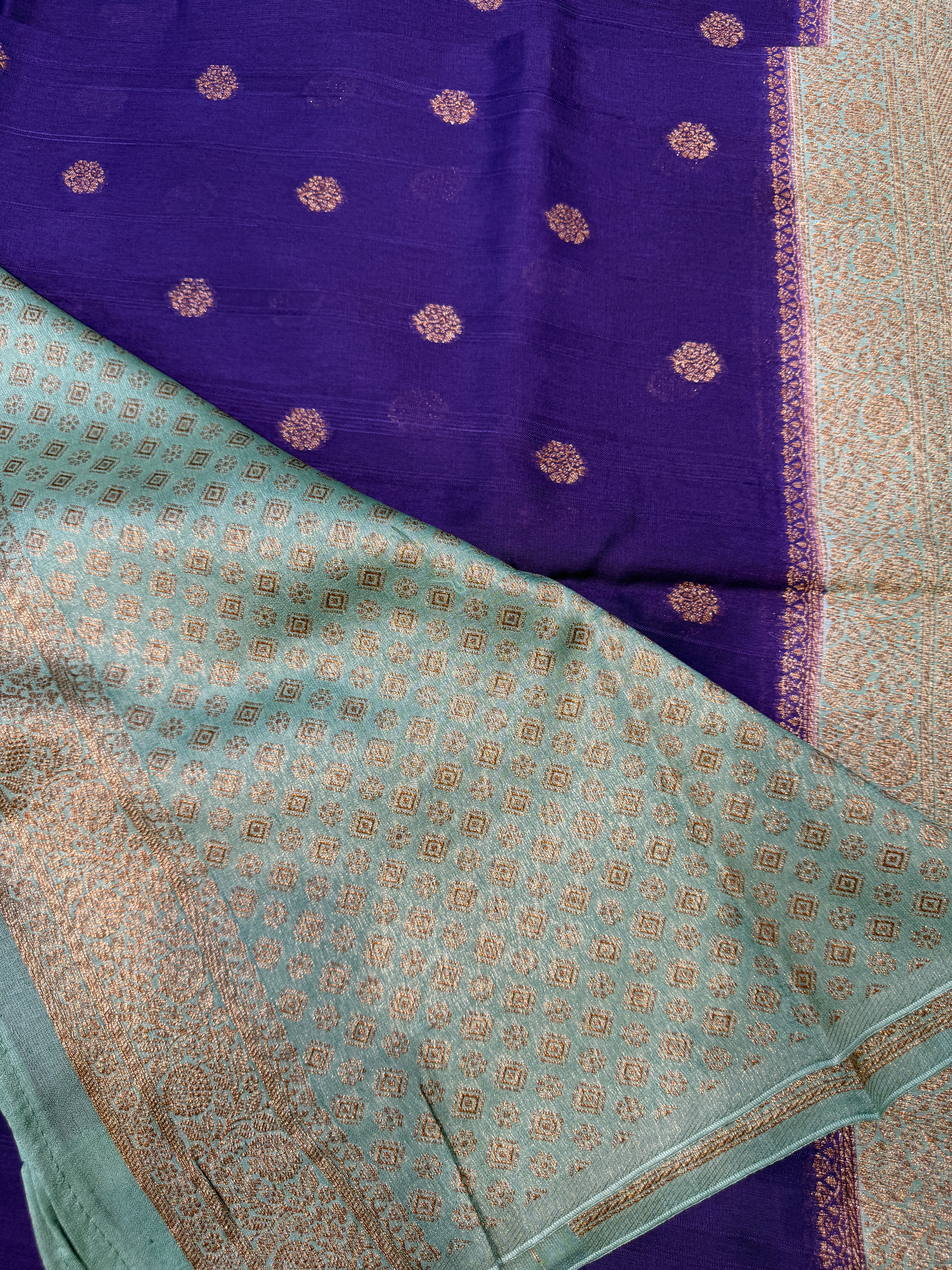 Banaras Tussar- Purple