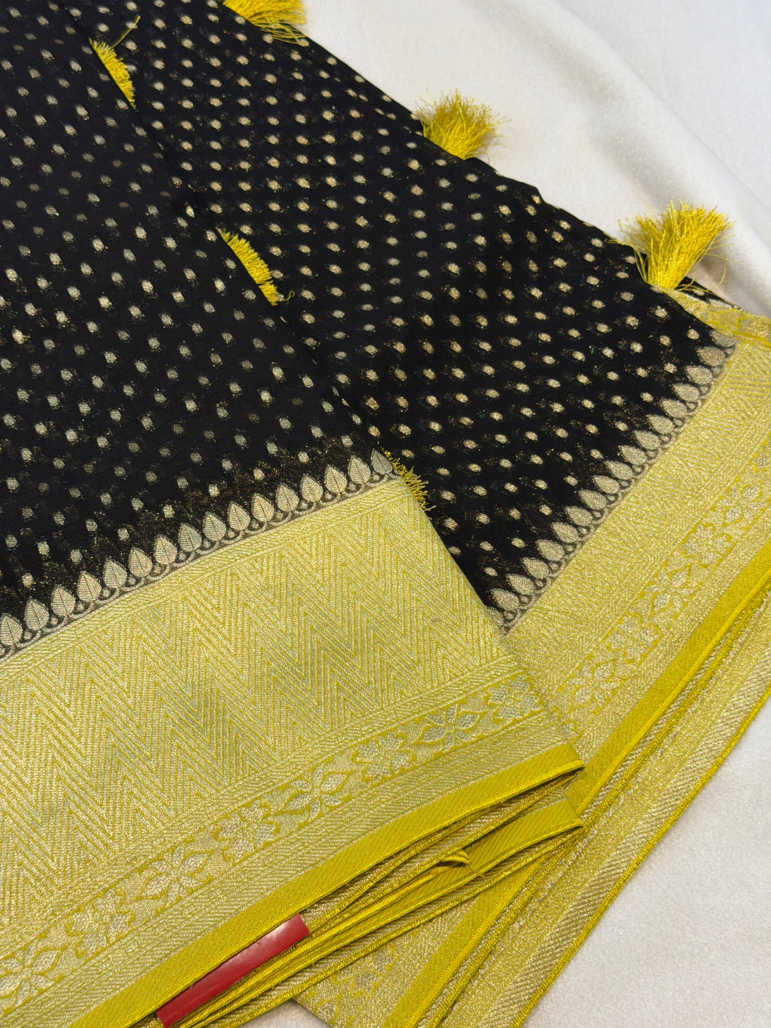 Banaras Georgett- Black