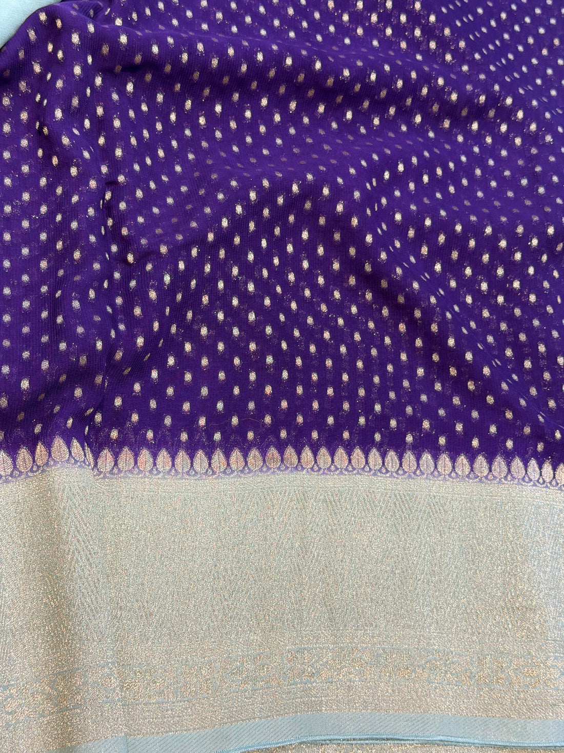 Banaras Georgett- Purple