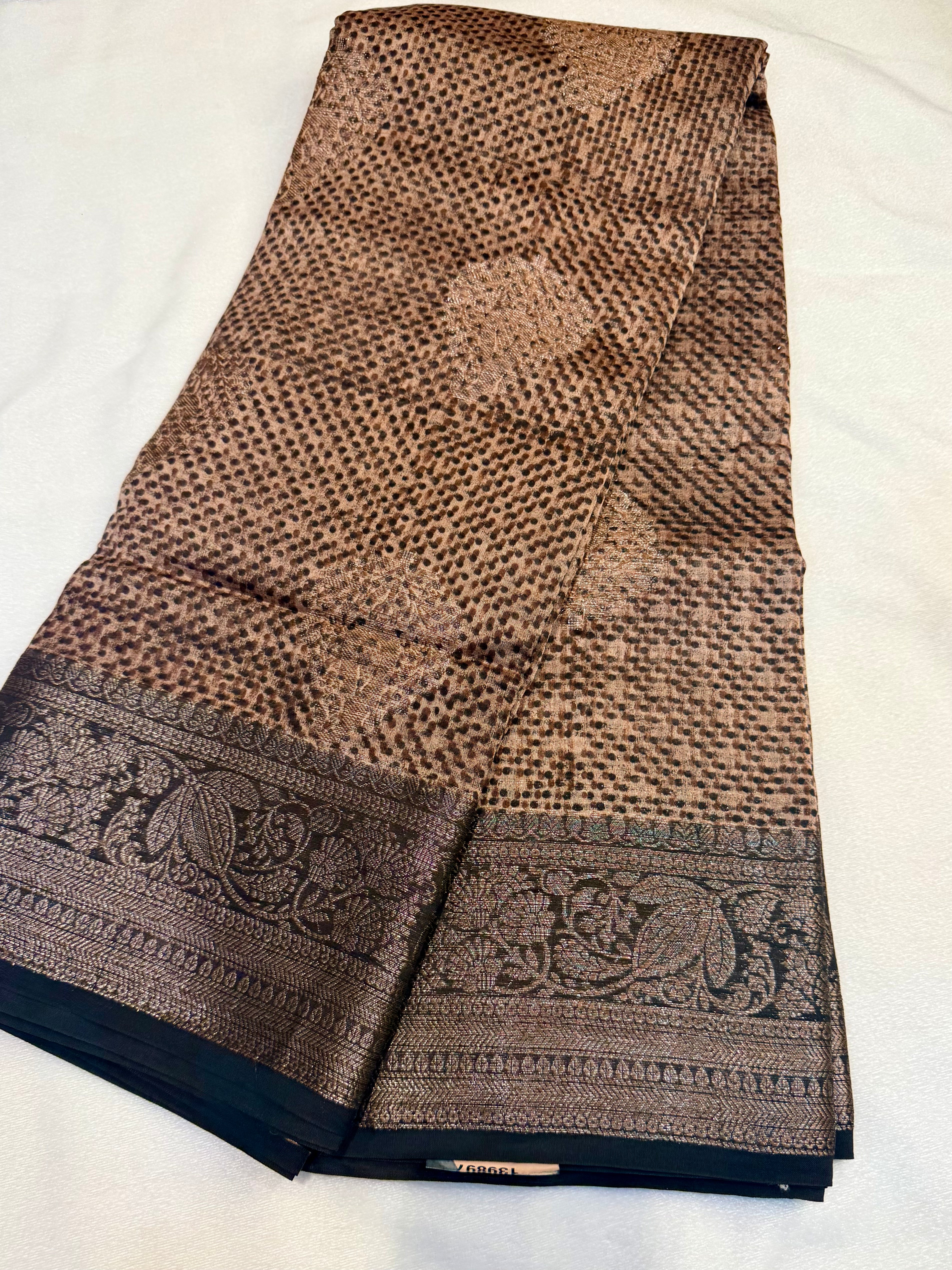 Chanderi Silk Brown
