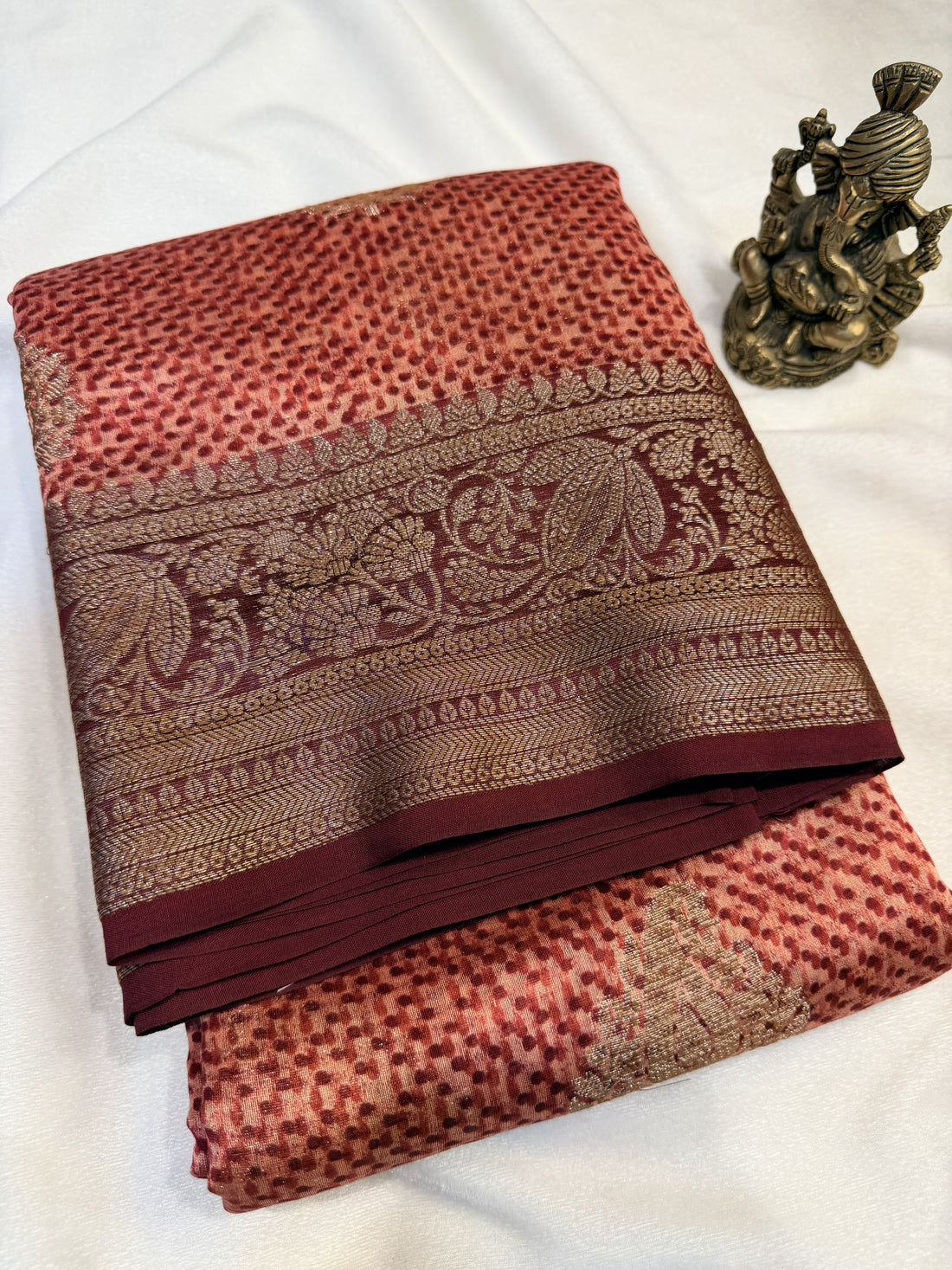 Chanderi Silk Maroon