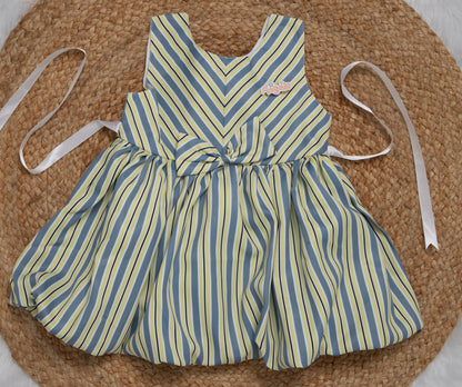 Cotton Frock Stripes- 2739
