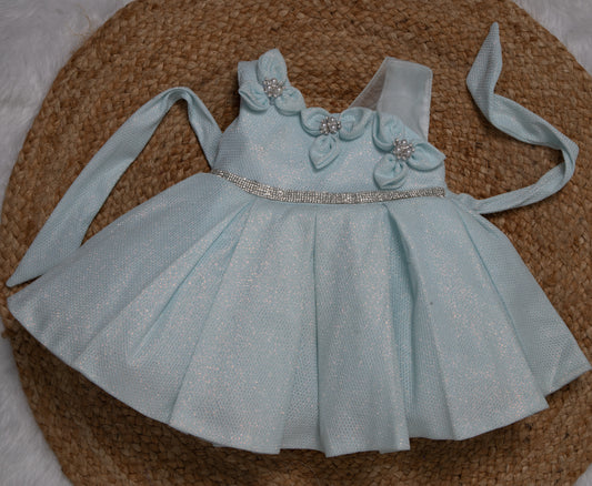 Fancy frock - sky blue 2162