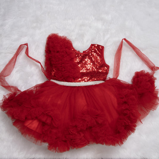 Fancy frock - Red Ruffles 1547
