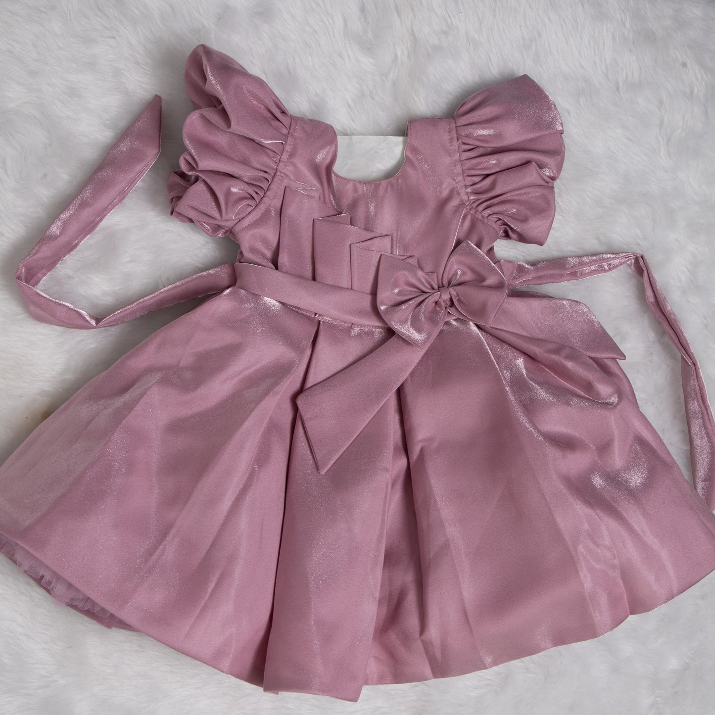 Party Frock Rust Pink - 1737