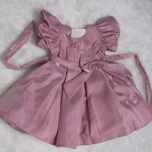 Party Frock Rust Pink - 1737