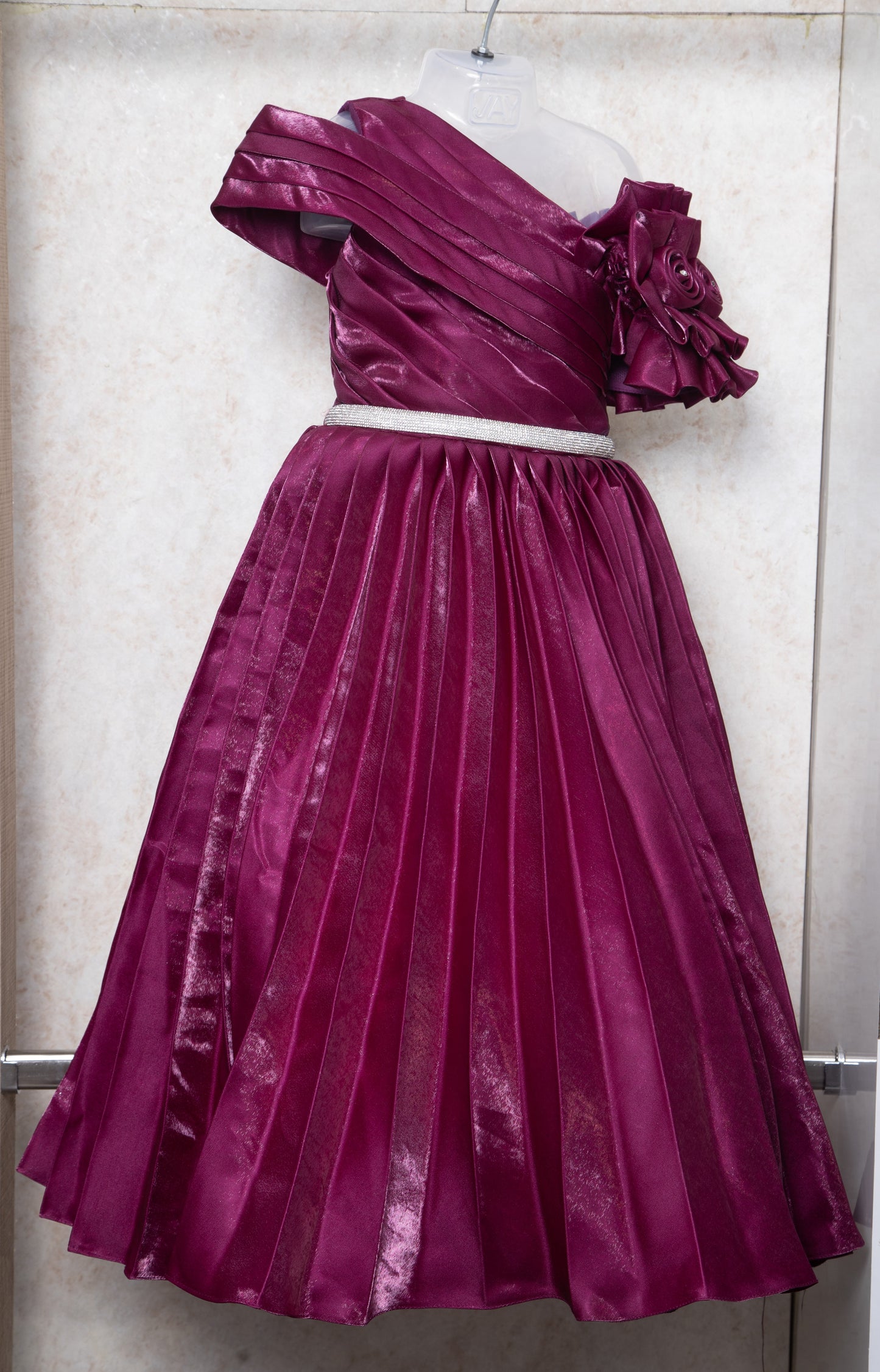Party  Frock - Wine 3539