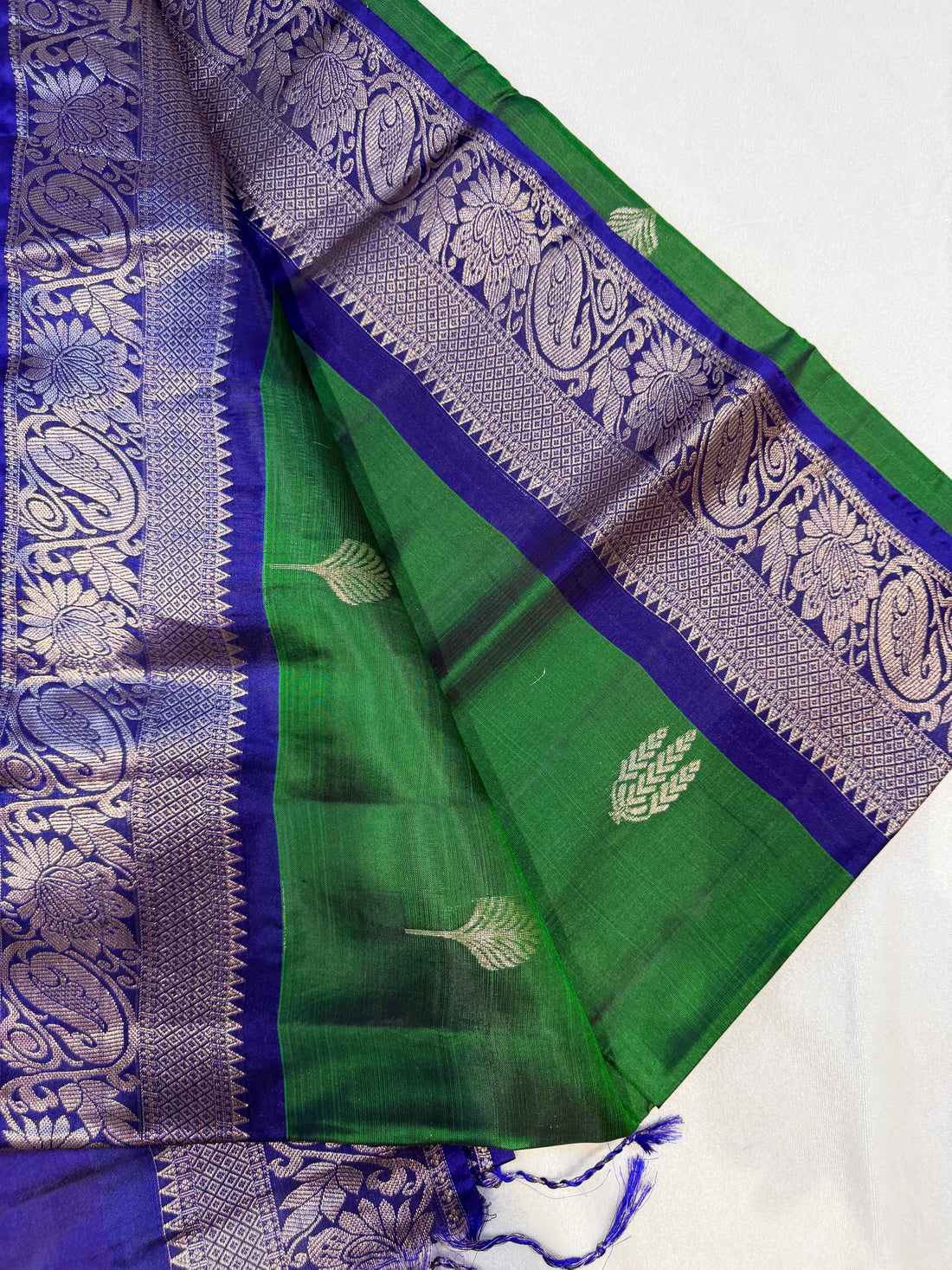 Soft Silk Green and Blue Bentex