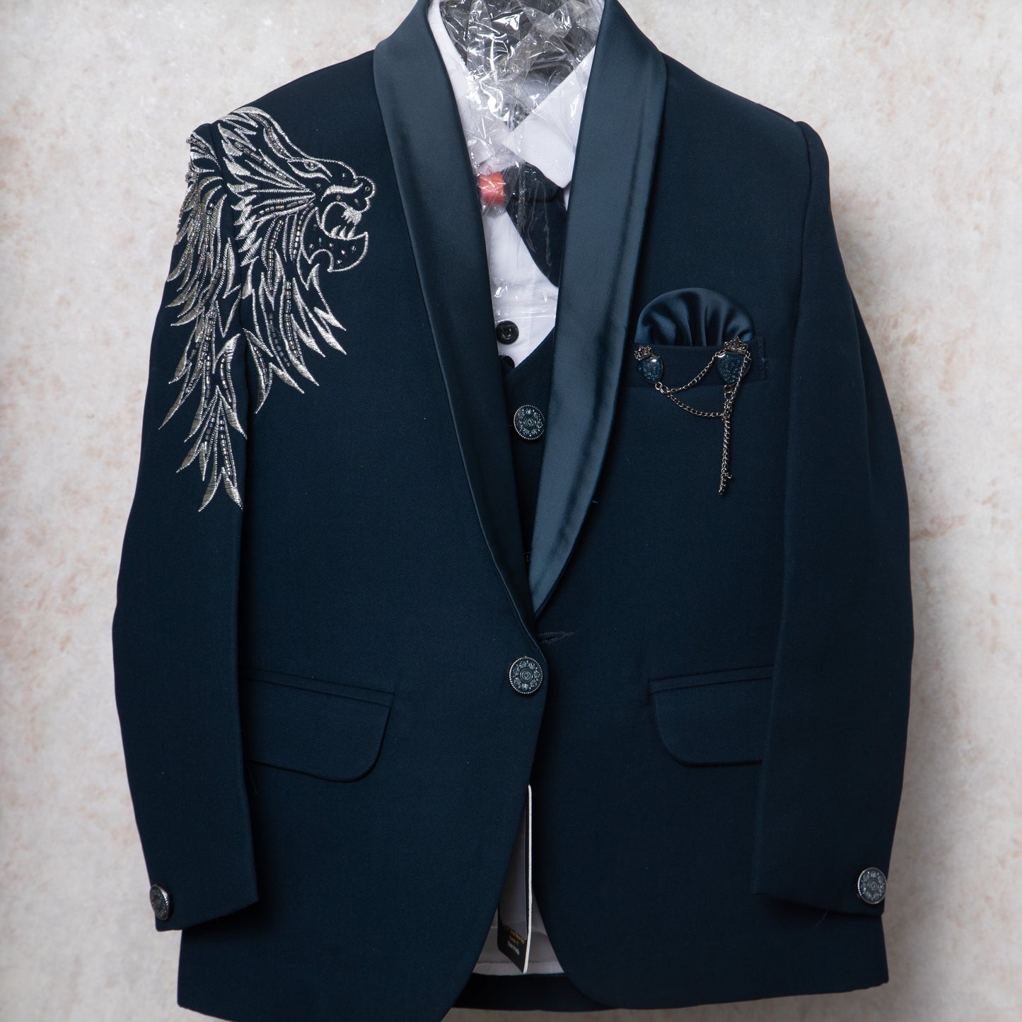 Blazer sets - Silver embroiding