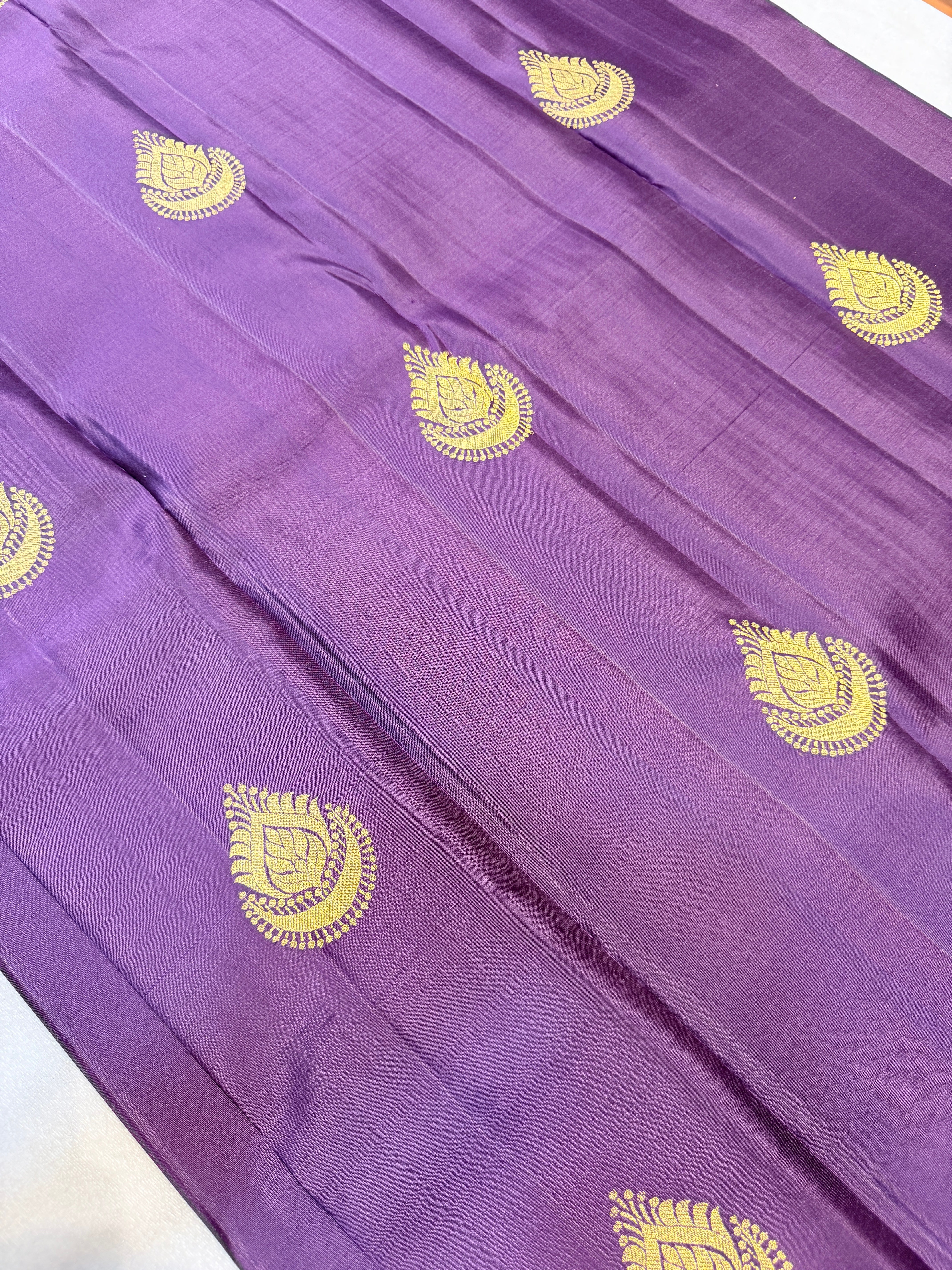 Pure Handloom Kanjivaram- Wine
