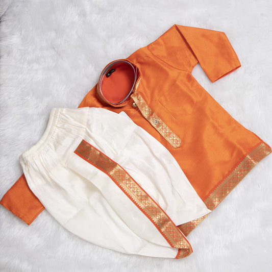 Dhoti kurta sets - Orange