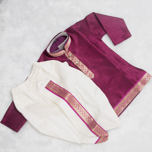 Dhoti kurta sets - Majenta