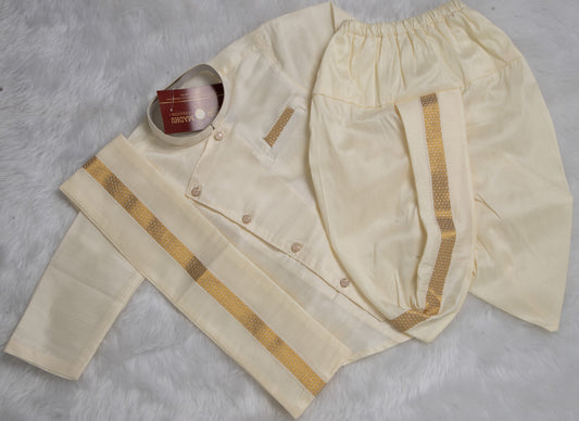 Dhoti sets - cream