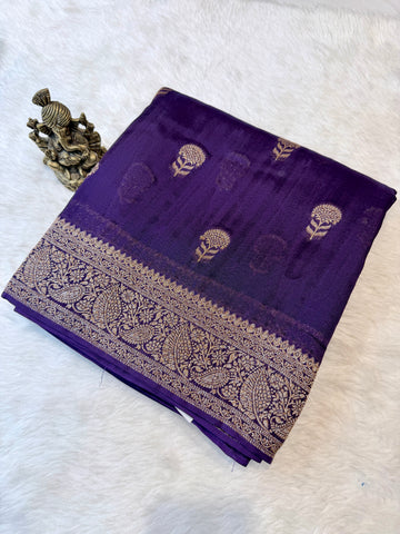 Tussar Crepe Silk
