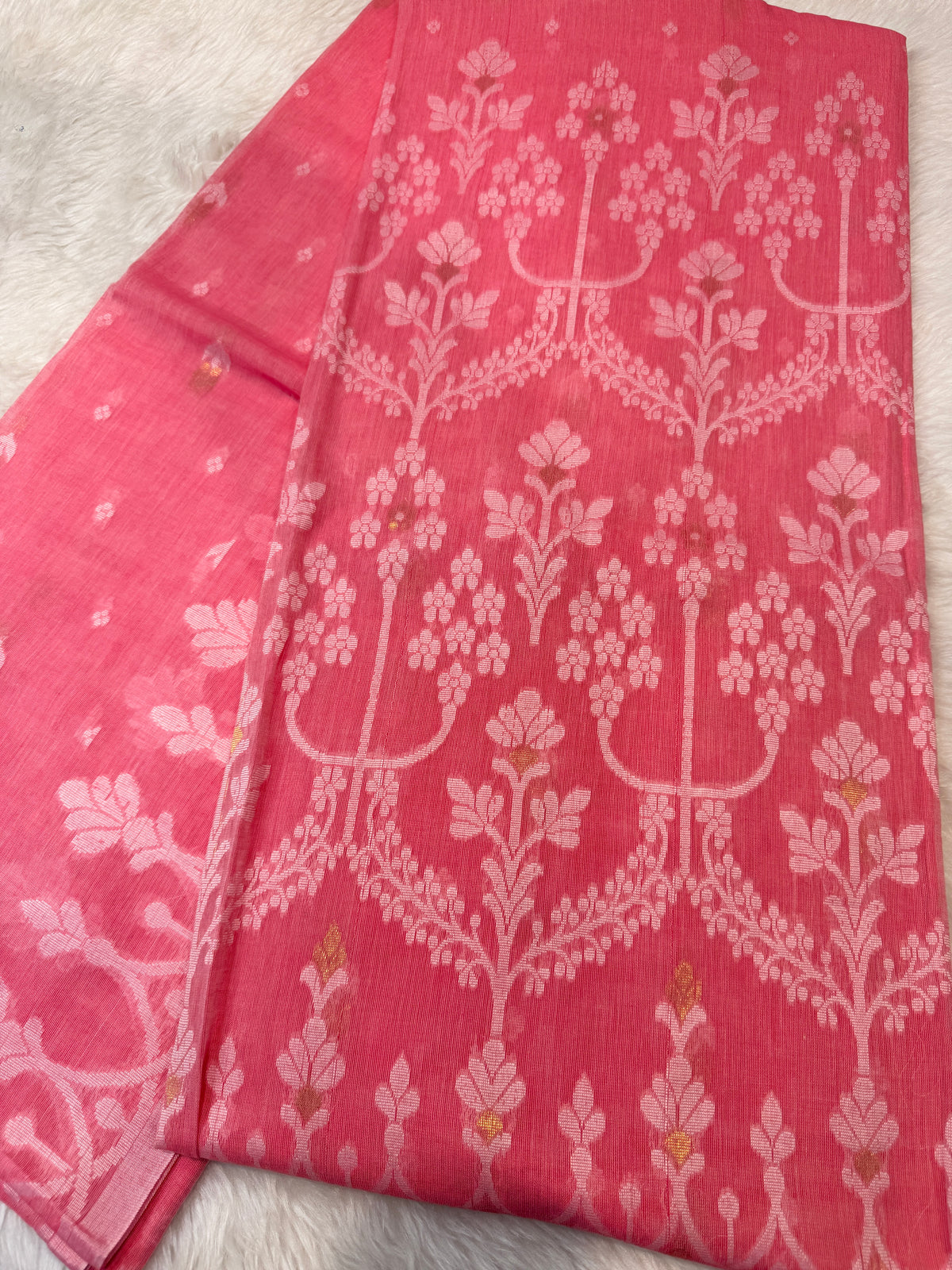 Pure Bengal Cotton- Pink