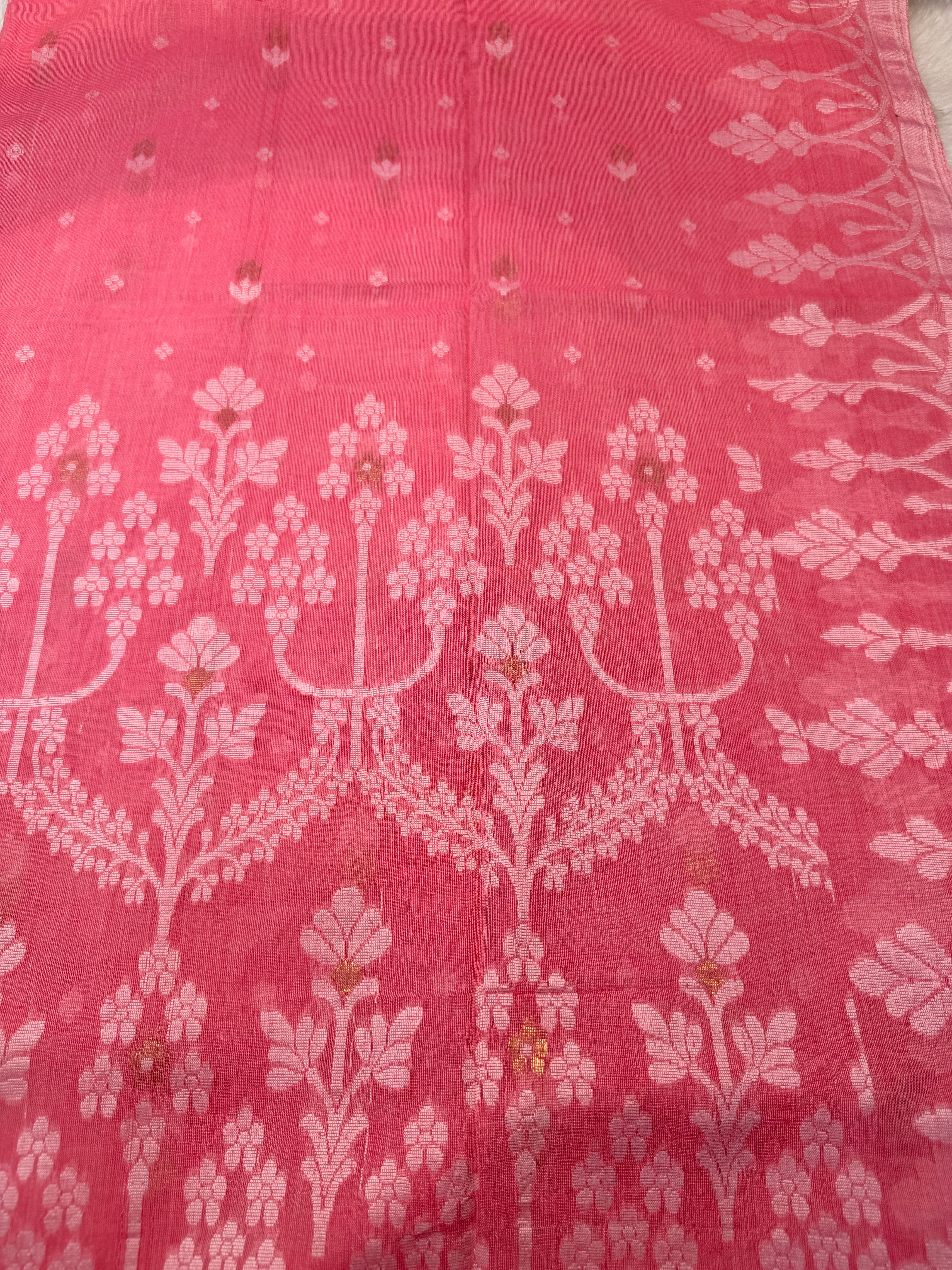 Pure Bengal Cotton- Pink