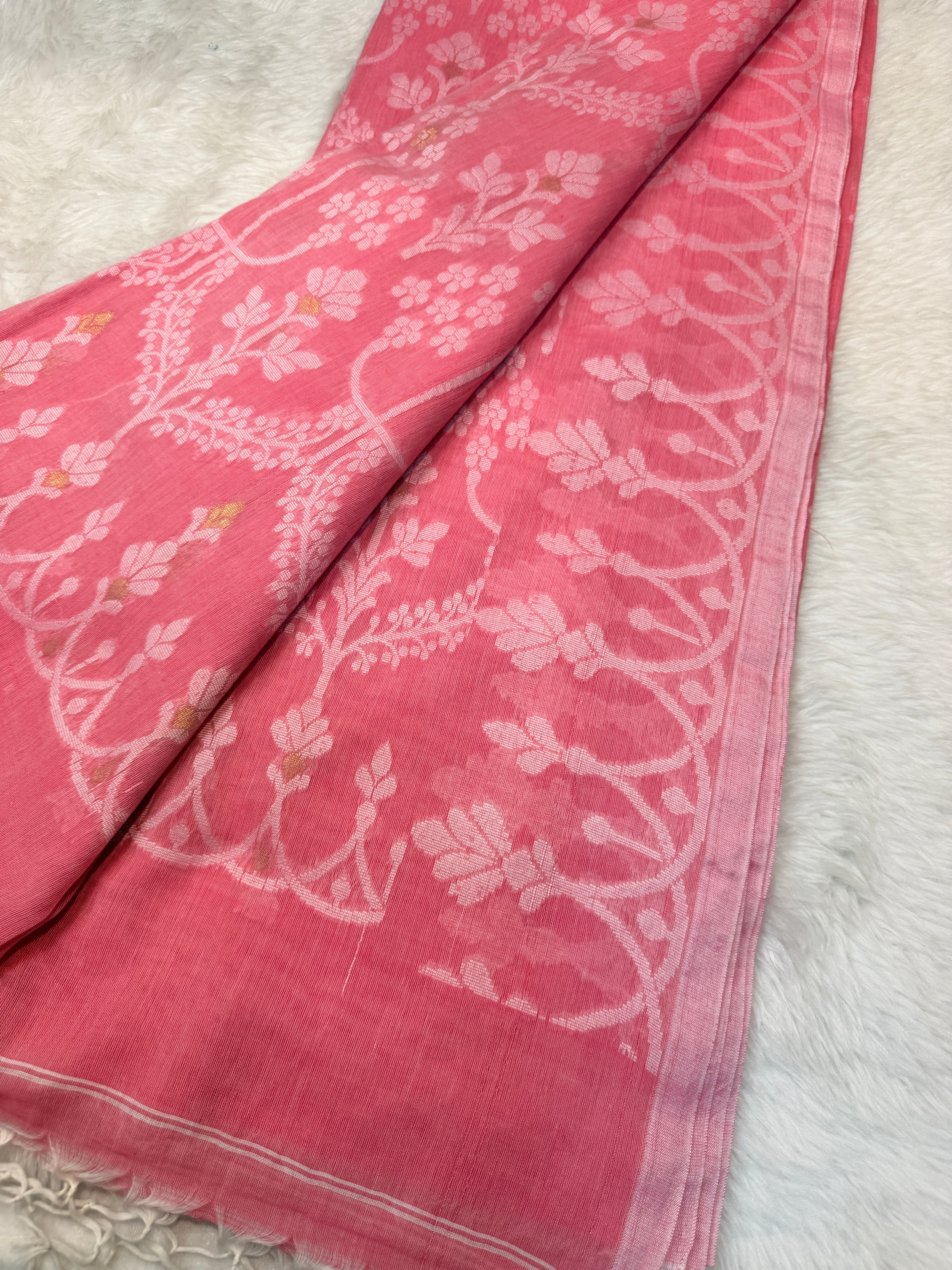 Pure Bengal Cotton- Pink