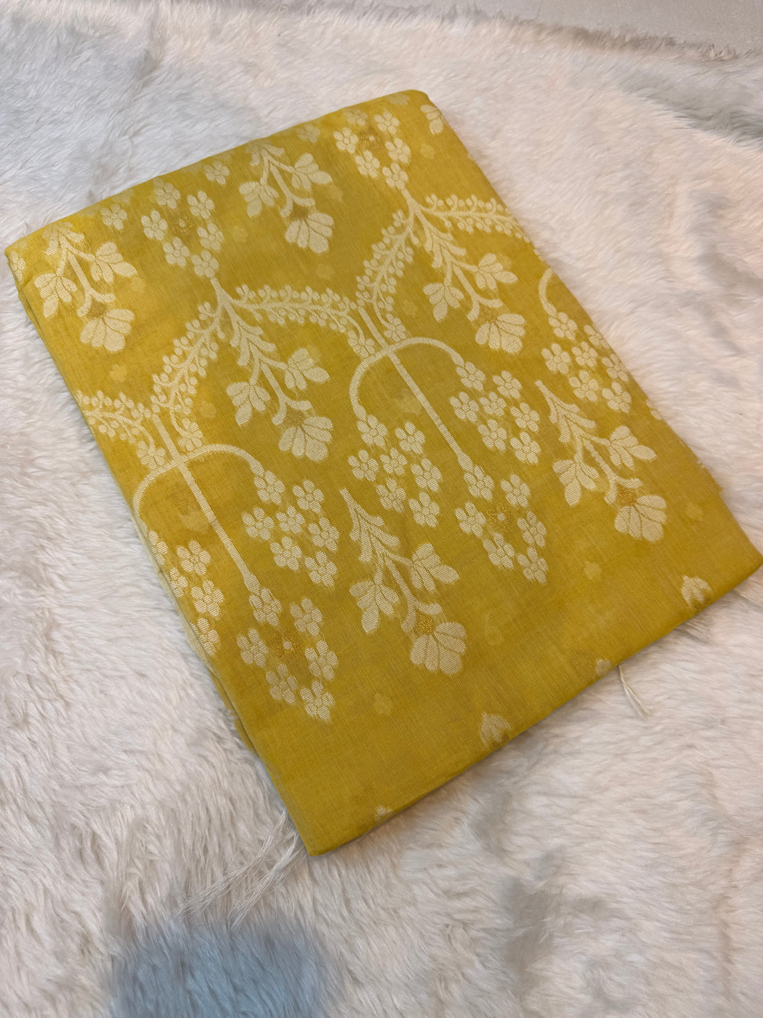 Pure Bengal Cotton- Yellow