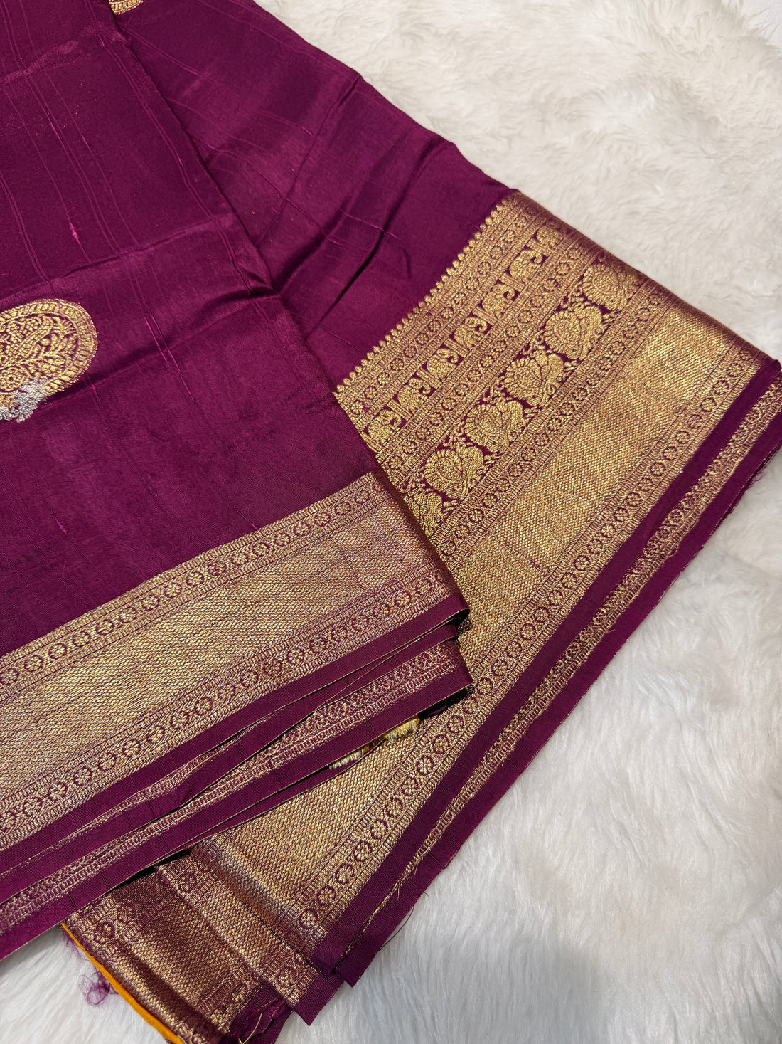 Russian Saree -Wine
