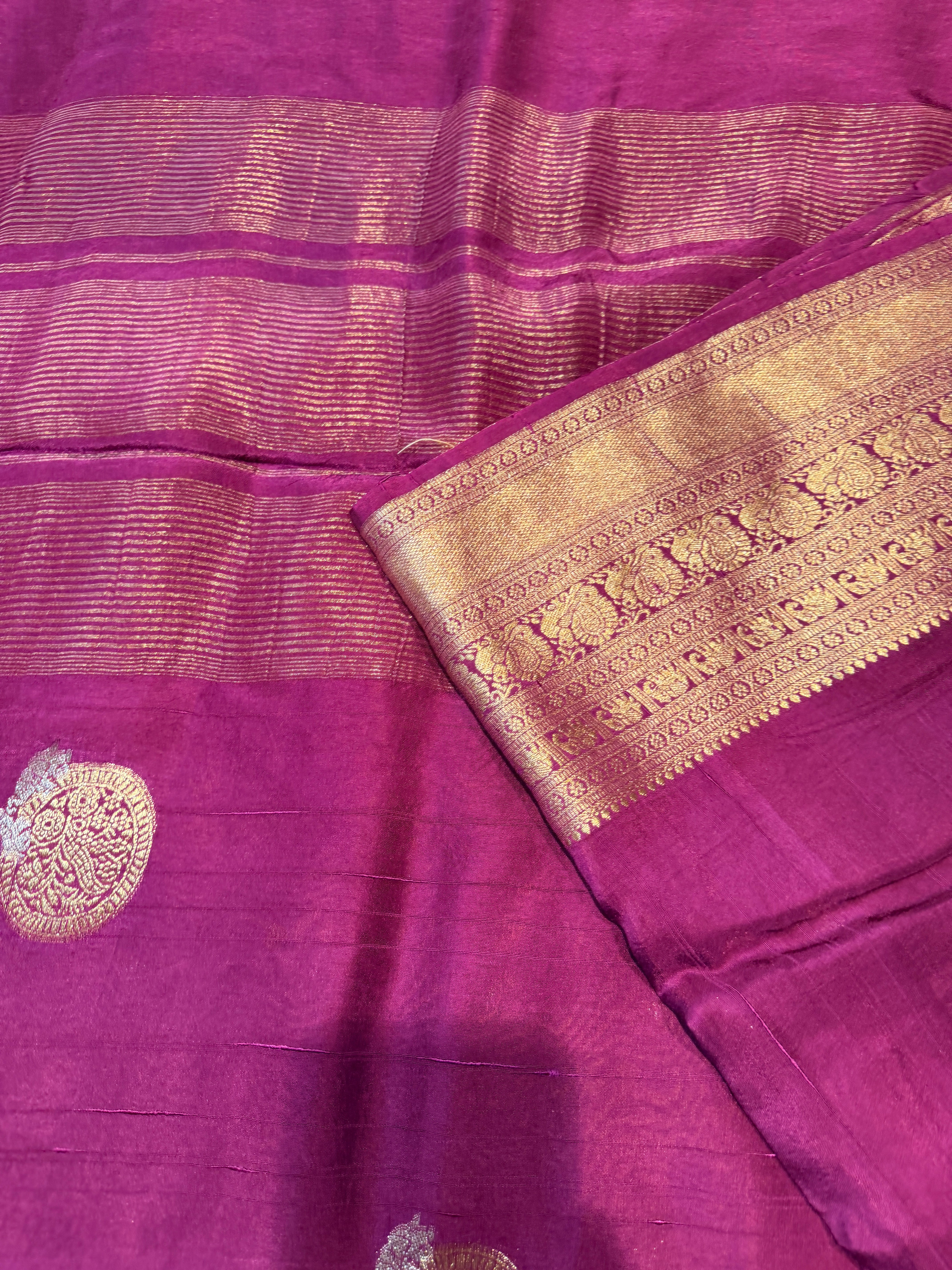 Russian Saree -Wine