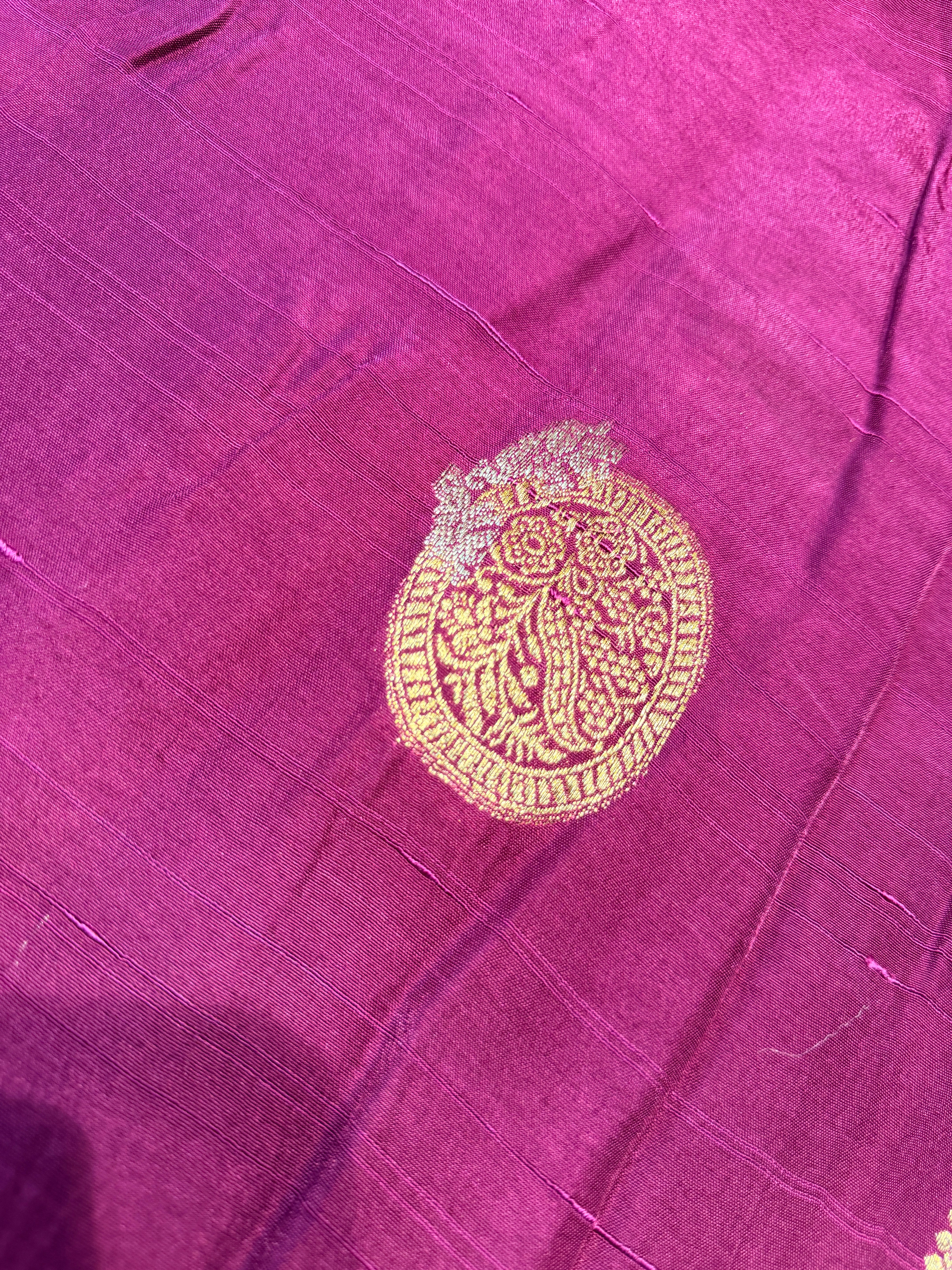 Russian Saree -Wine