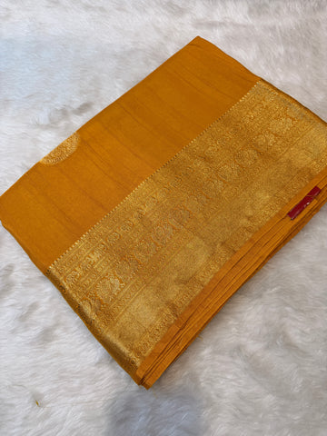 Russian Saree -Mustard