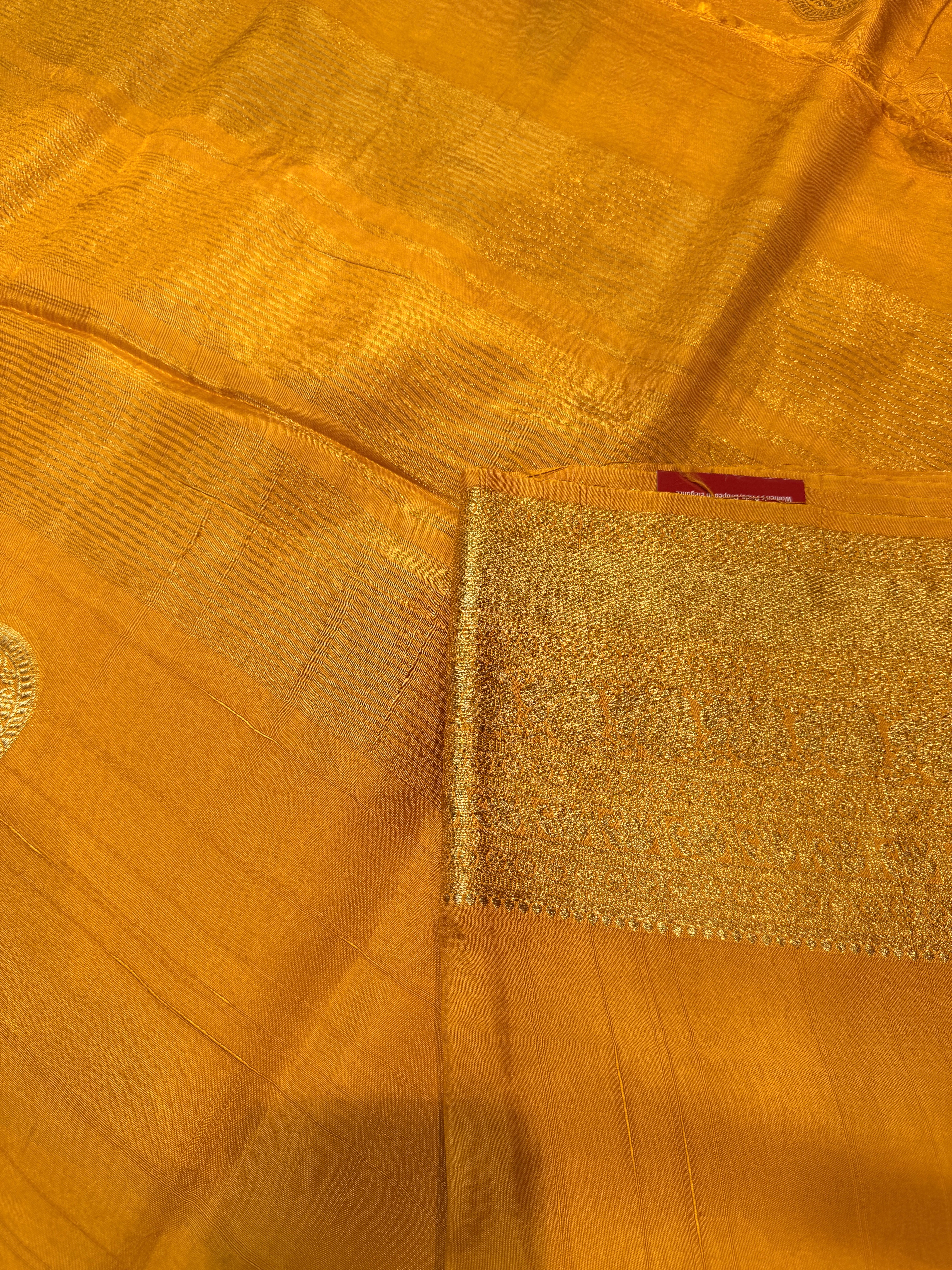 Russian Saree -Mustard