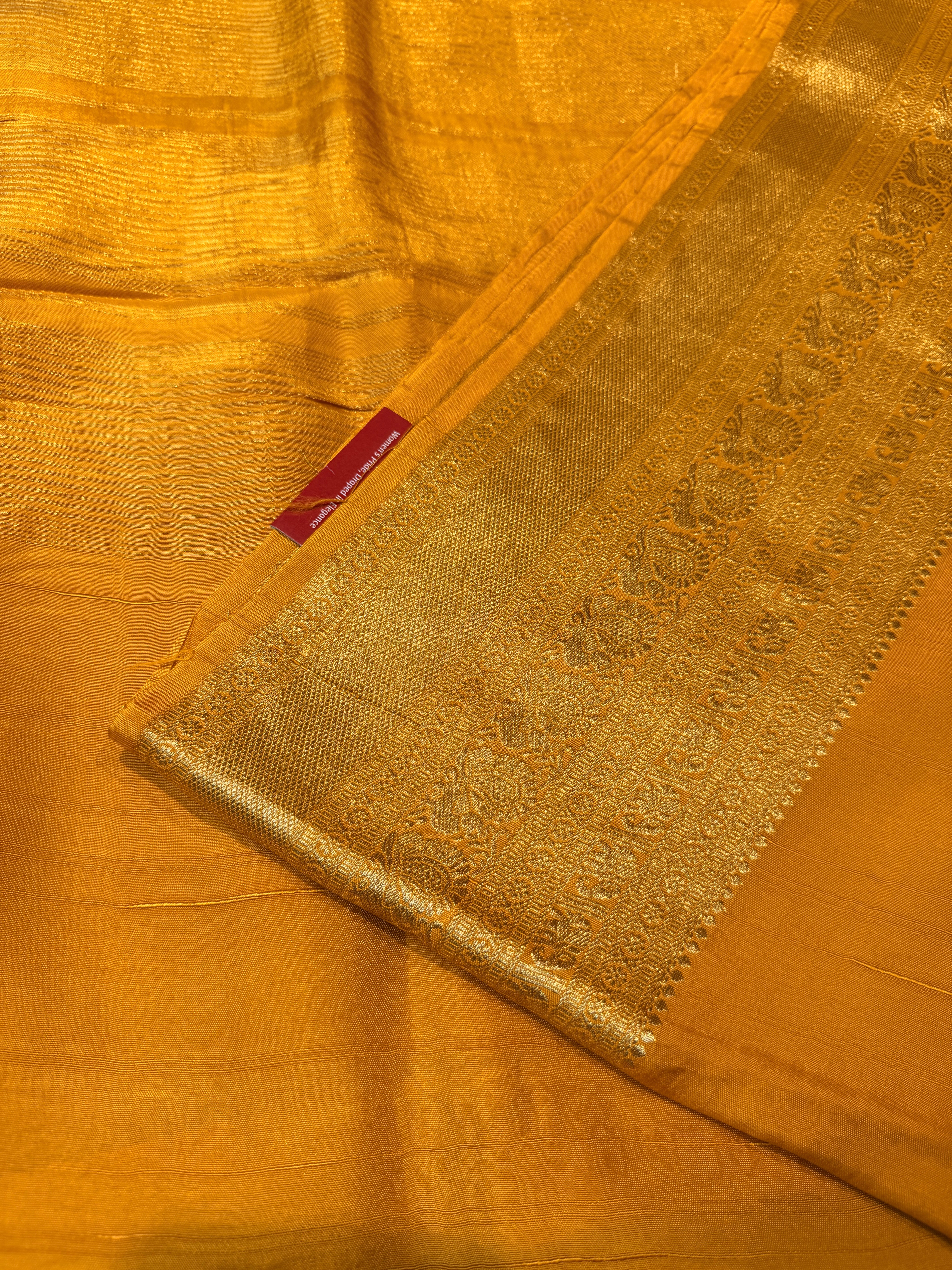 Russian Saree -Mustard