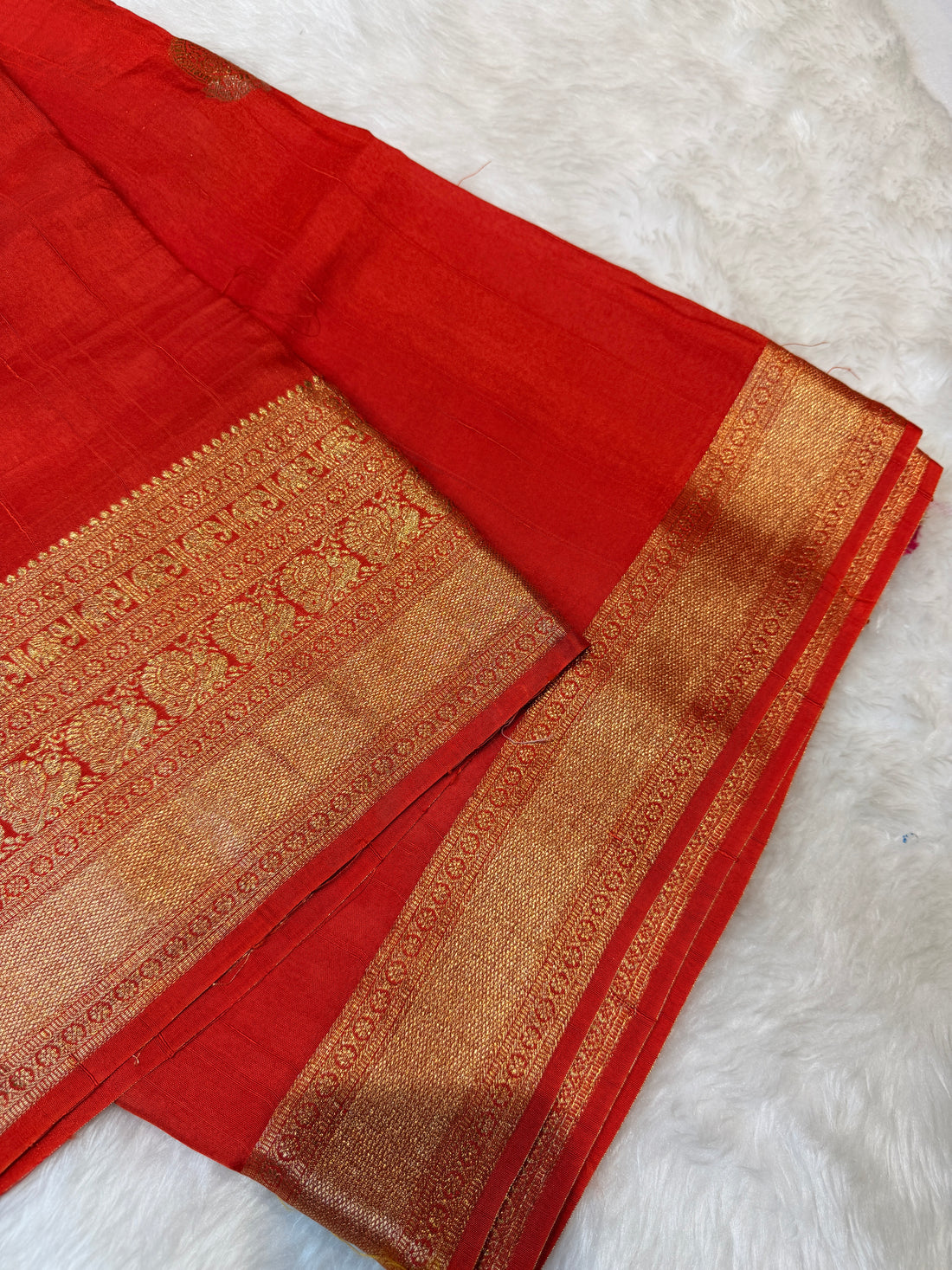 Russian Saree -Orange