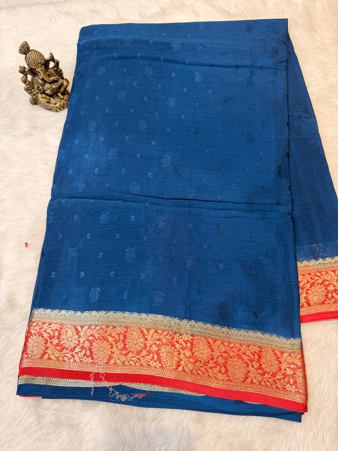 Chinnon Silk - Blue N Red
