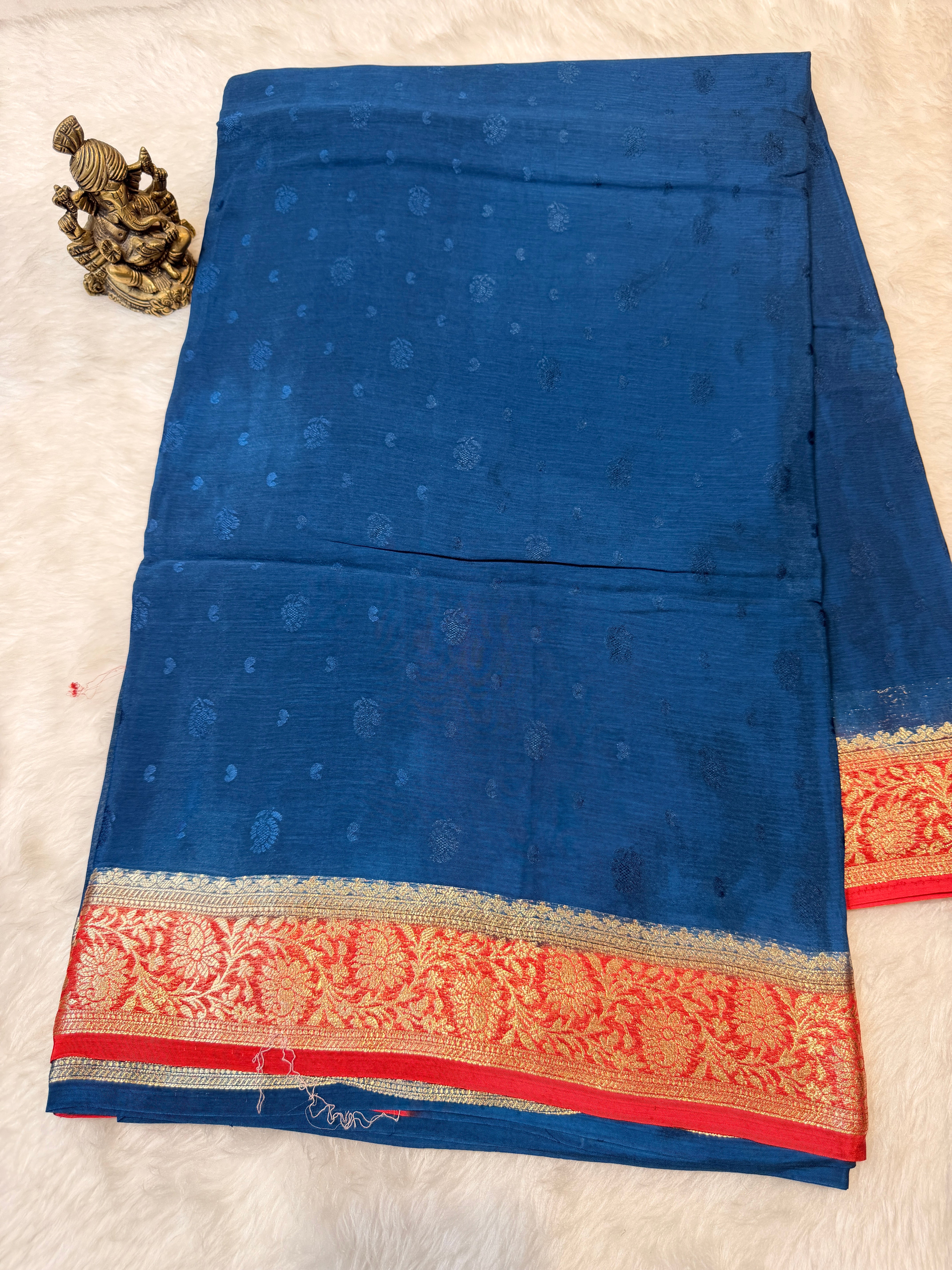 Chinnon Silk - Blue N Red