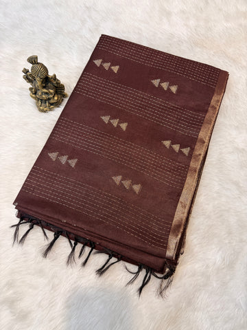 Soft Bengal Cotton-Coffee Brown