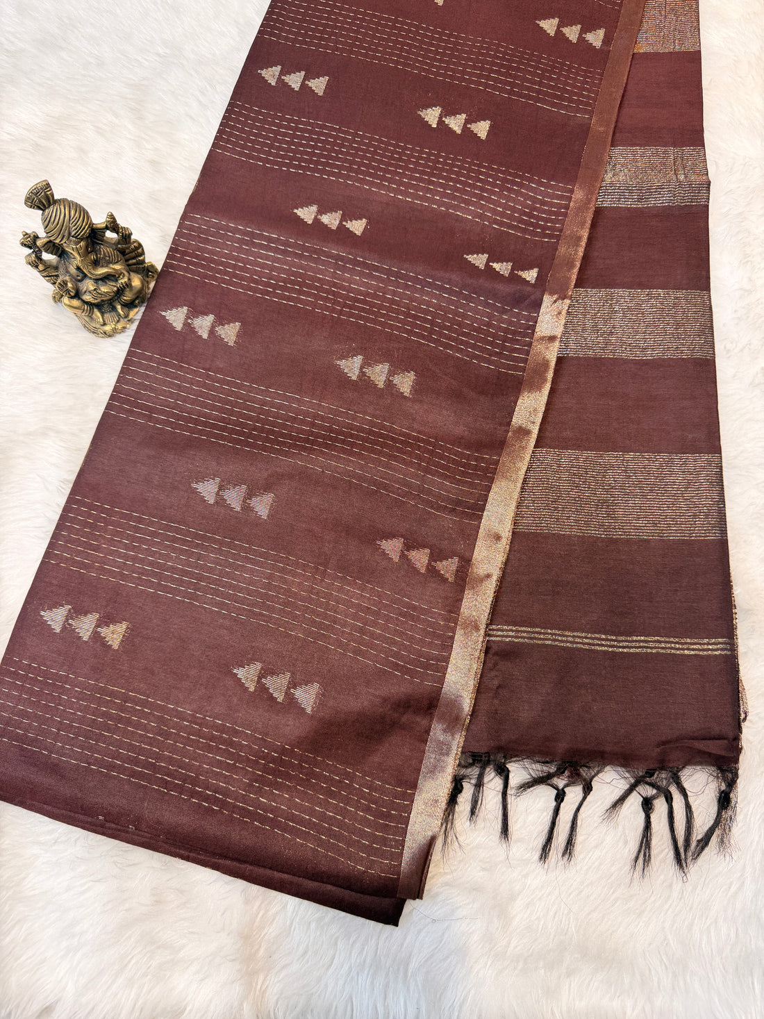 Soft Bengal Cotton-Coffee Brown