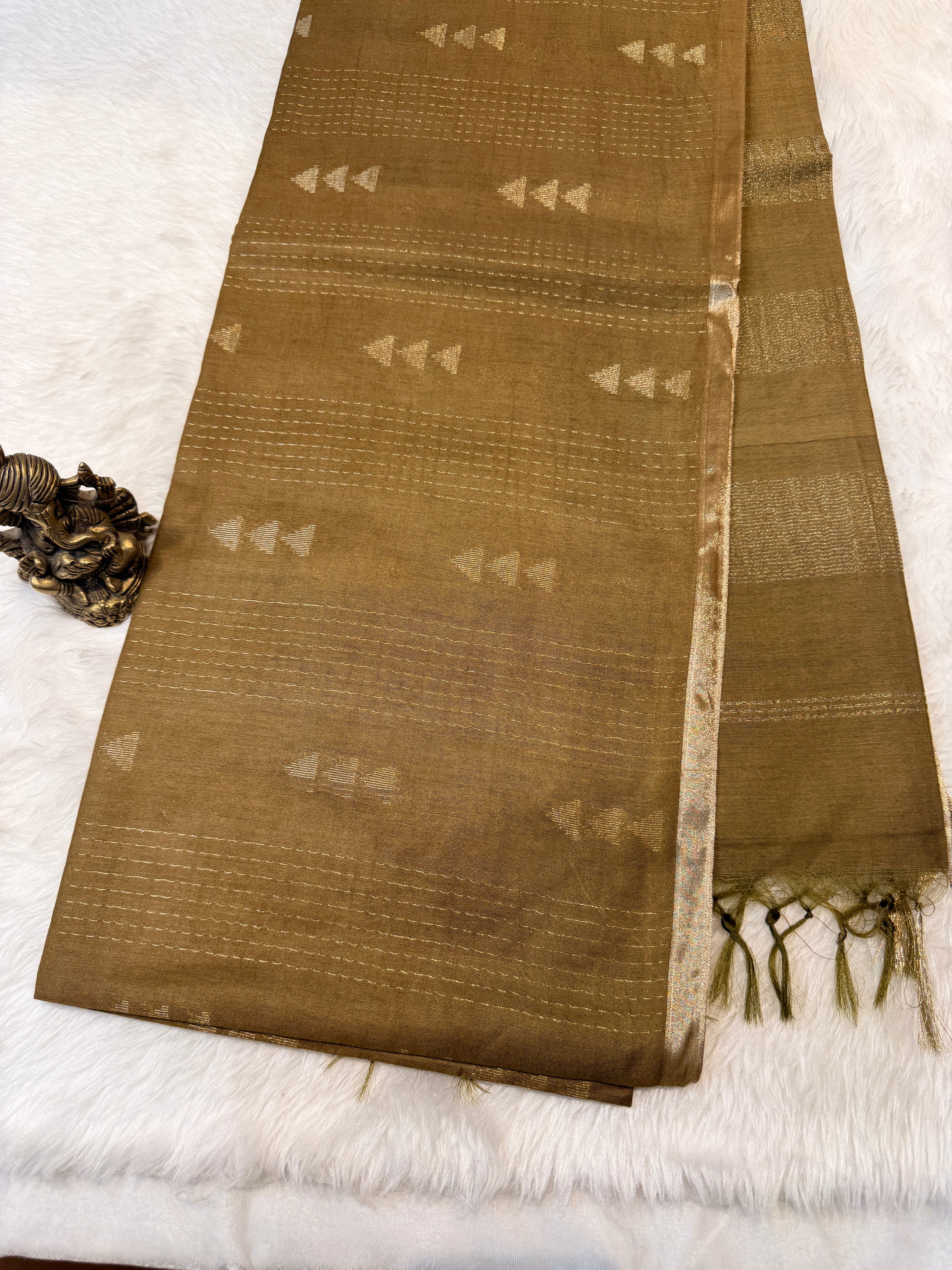 Soft Bengal Cotton-Mehendi Green